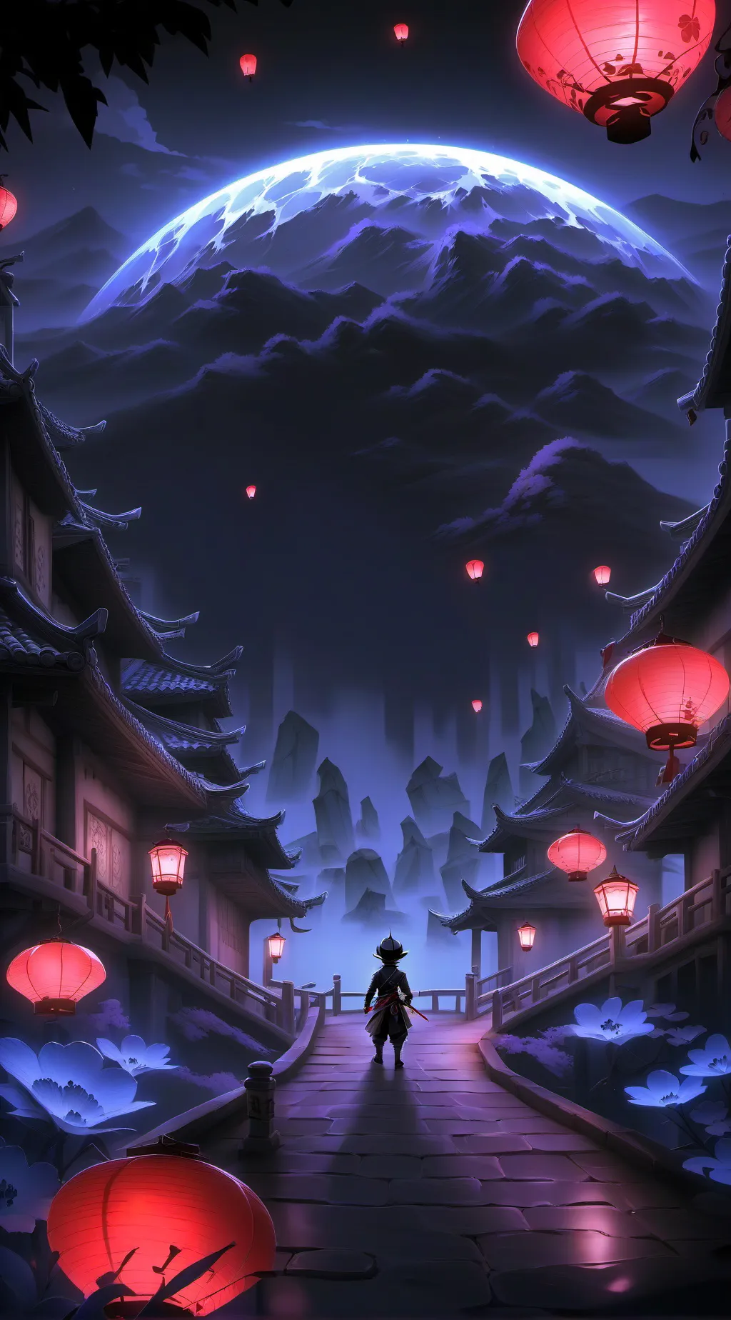 ai character: Freaky Sprout- background