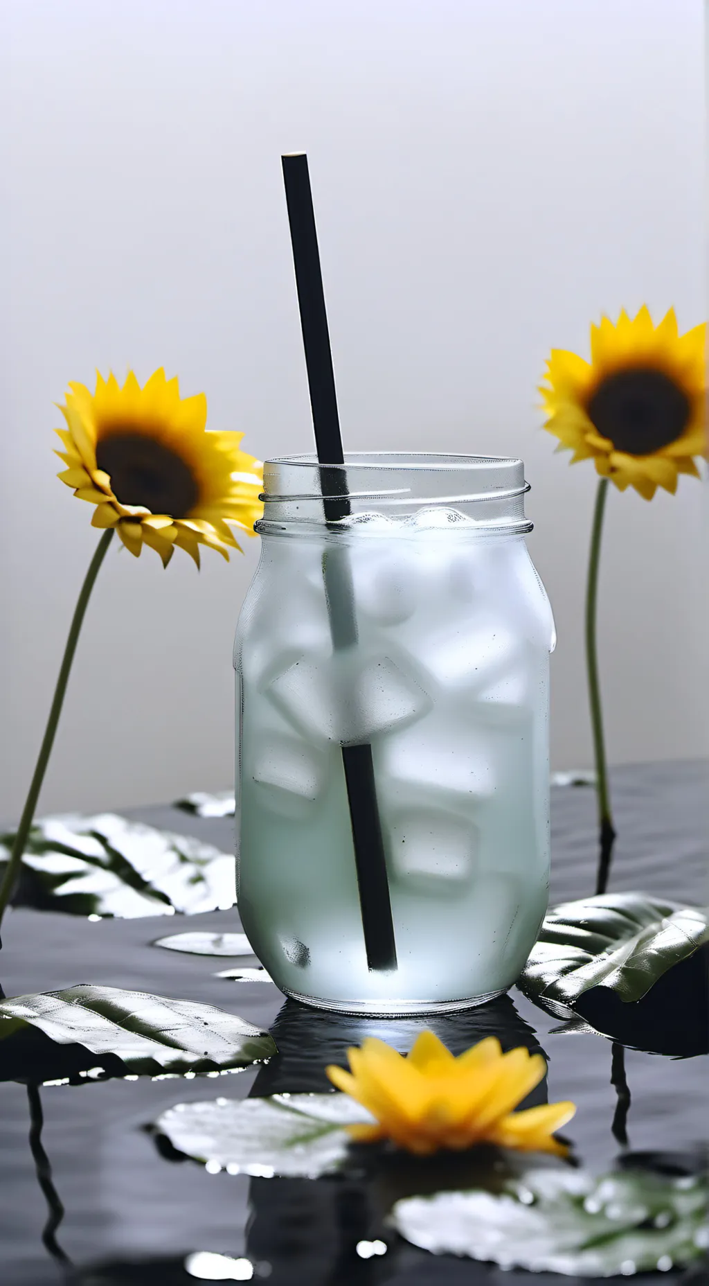 ai character: Water background