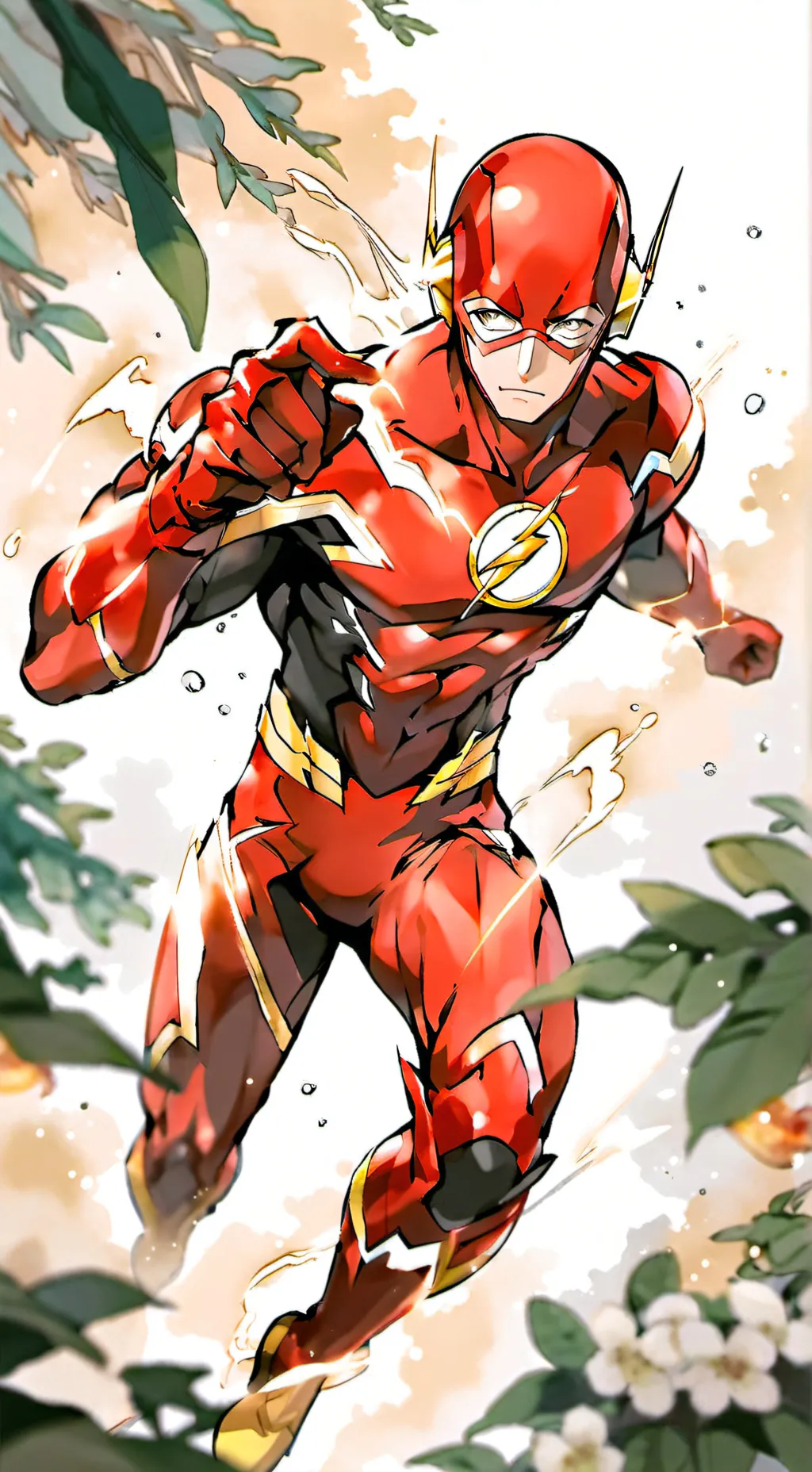 ai character: flash background