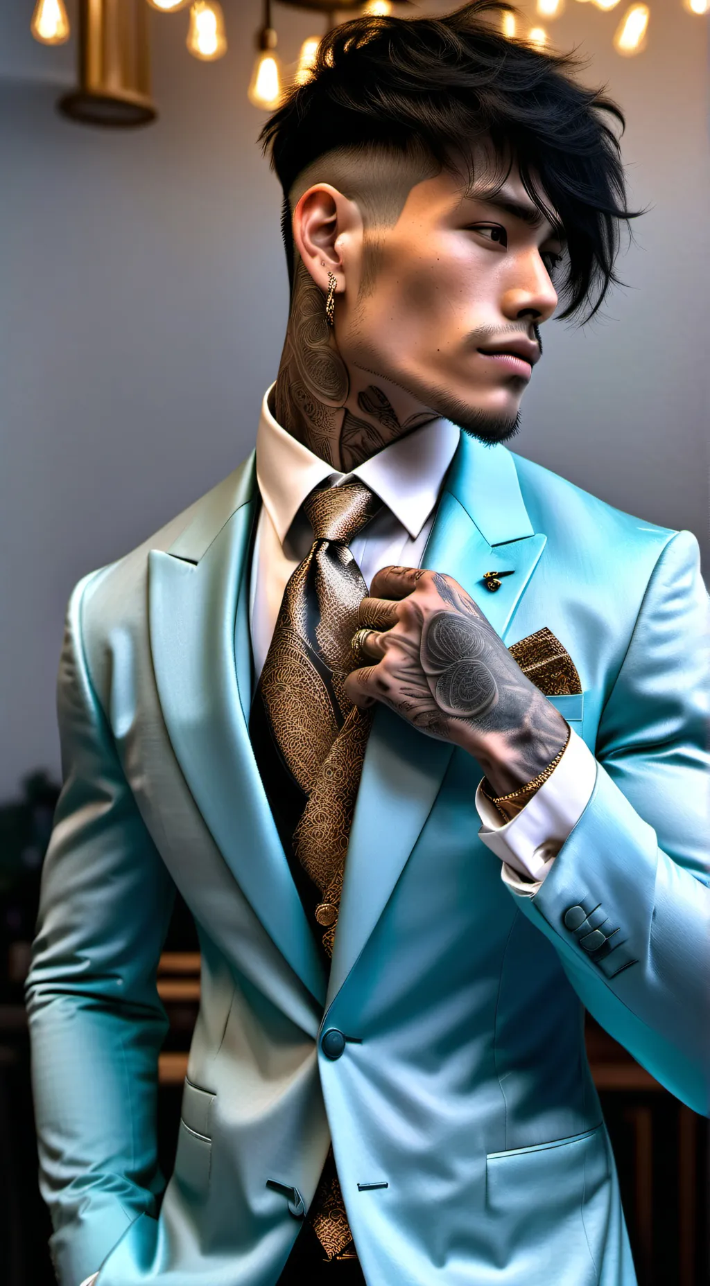 ai character: Xiang Feng  background