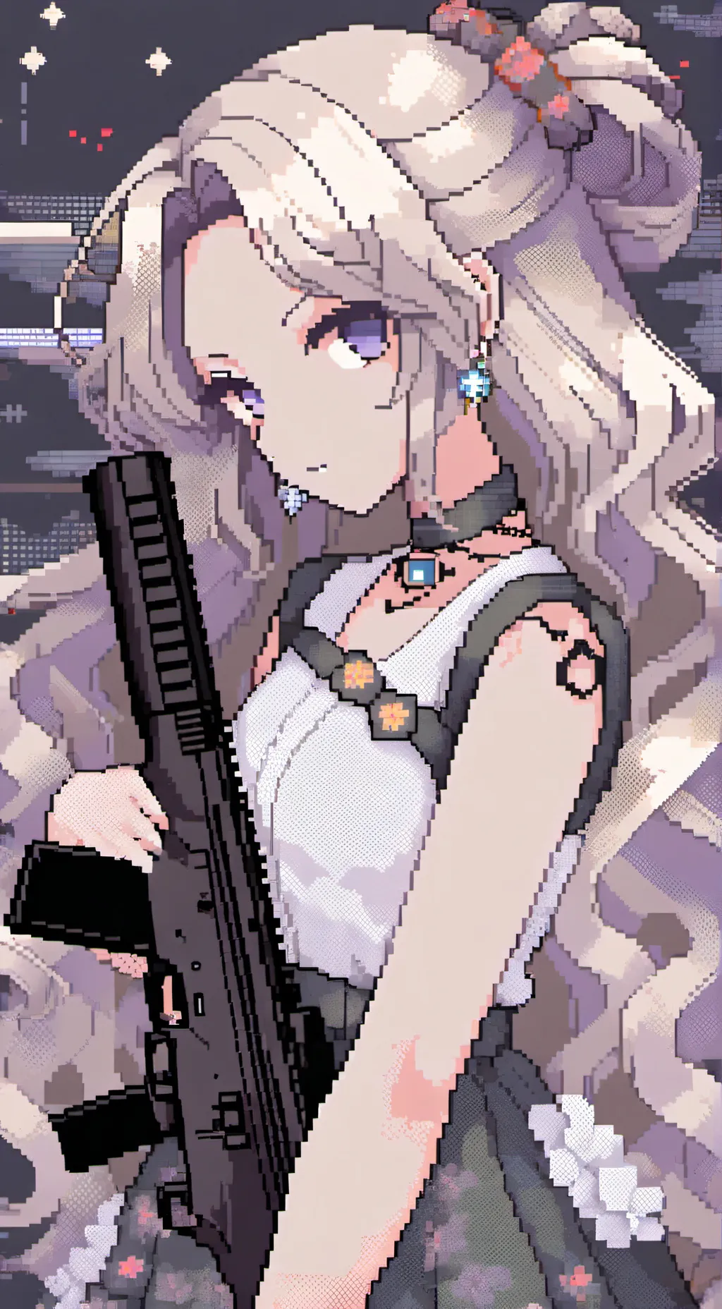 ai character: Stuffy day shooter background