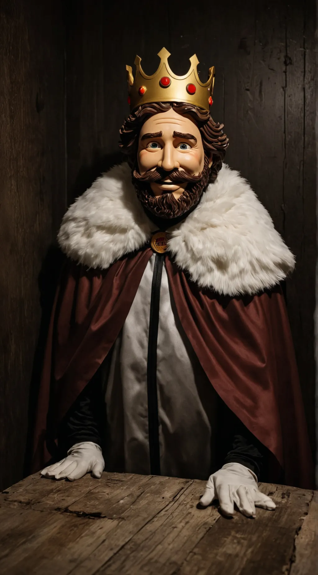 ai character: Burger King background