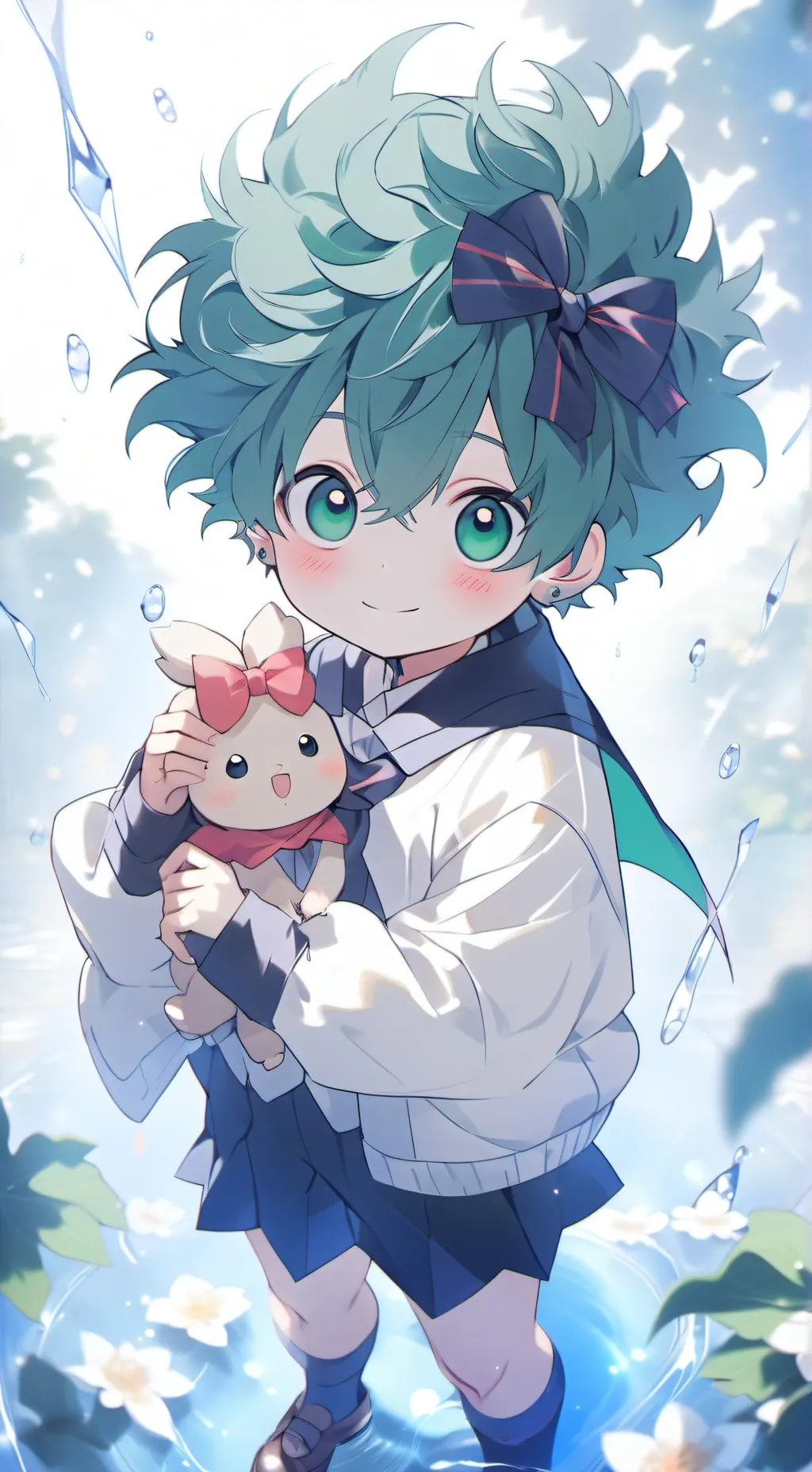 ai character: Deku background