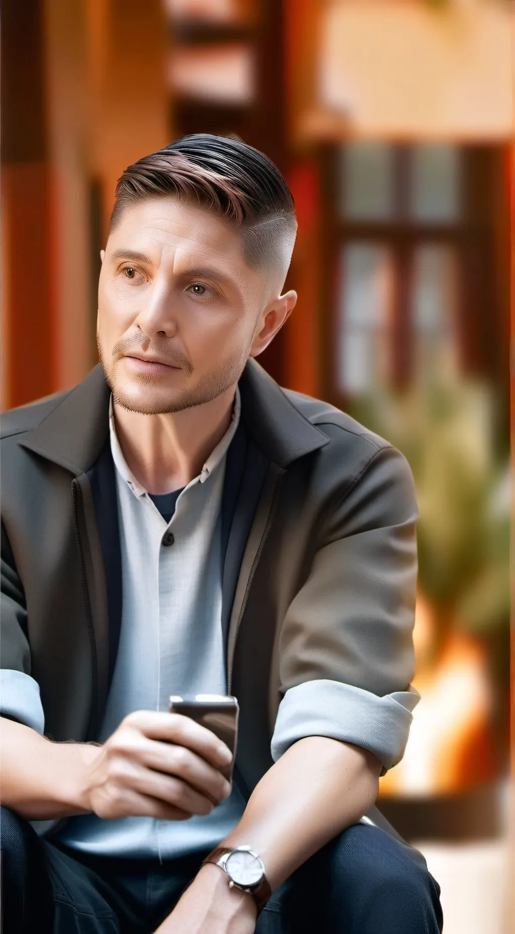 ai character: Tim Bradford  background