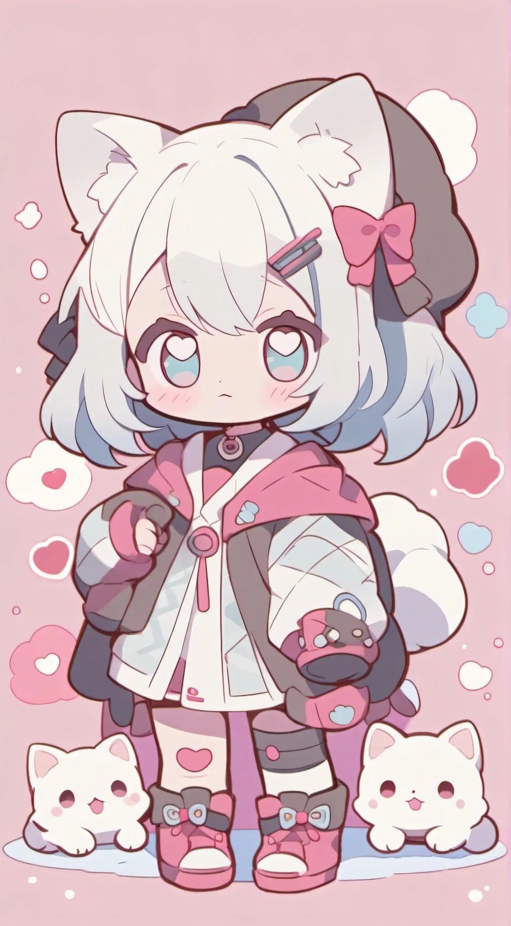 ai character: Ari and aria background