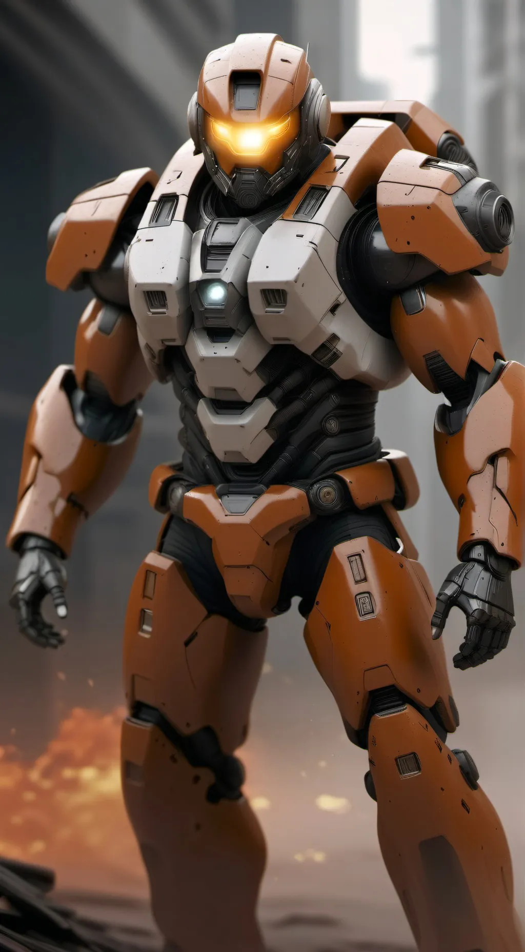 ai character: mech background