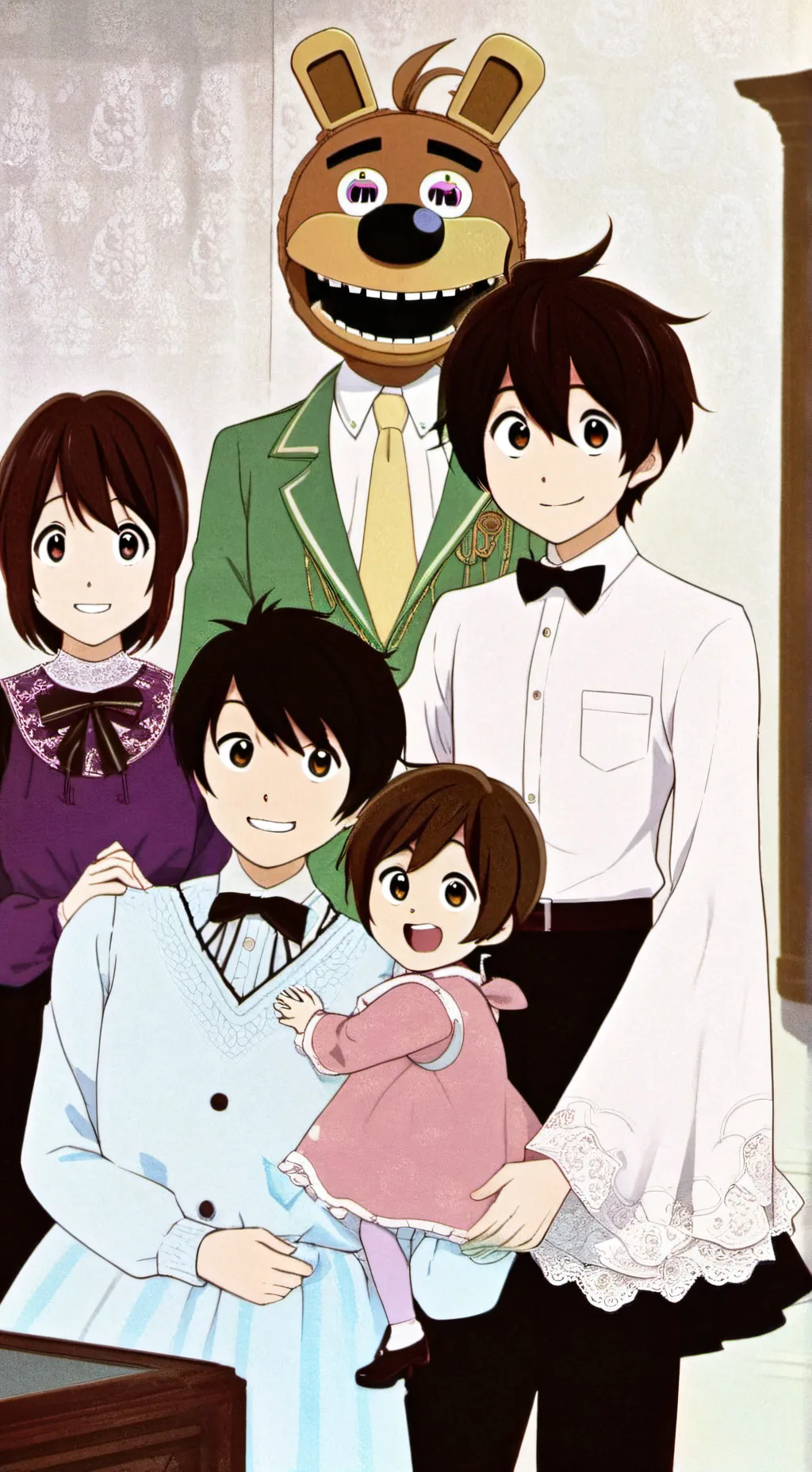 ai character: the Afton family  background