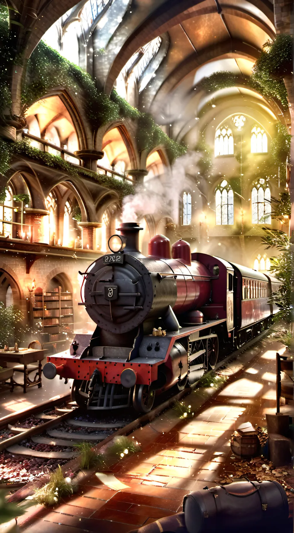 ai character: Harry Potter  background