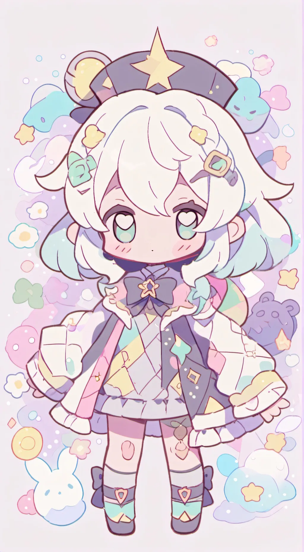 ai character: mha pool party 😝 background