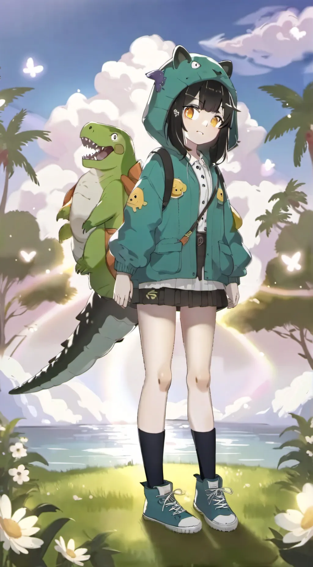 ai character: Lilly background