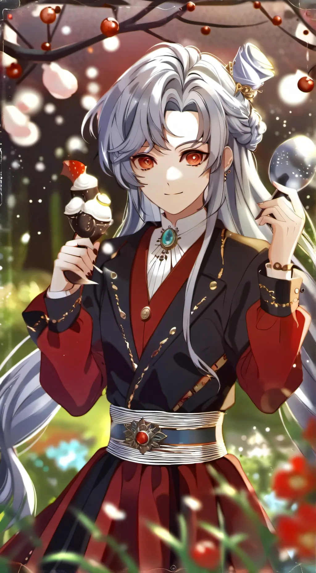 ai character: Lilly background