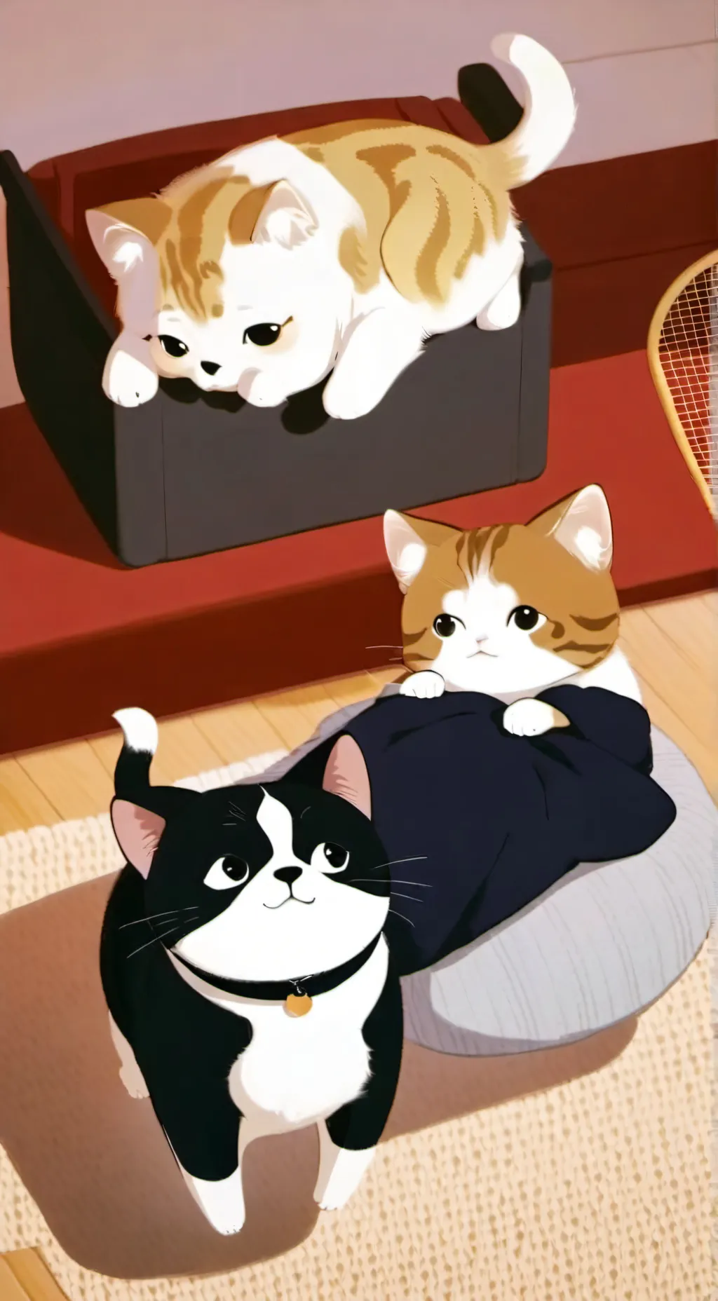 ai character: Mha x Catnap background