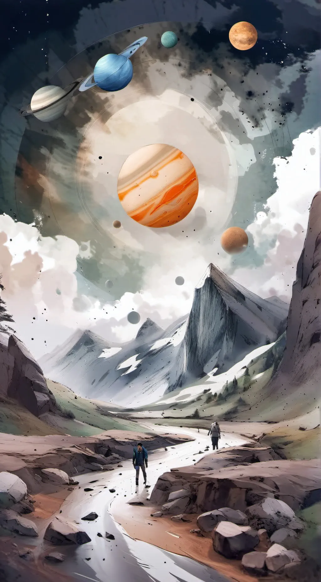 ai character: Solarballs AU background