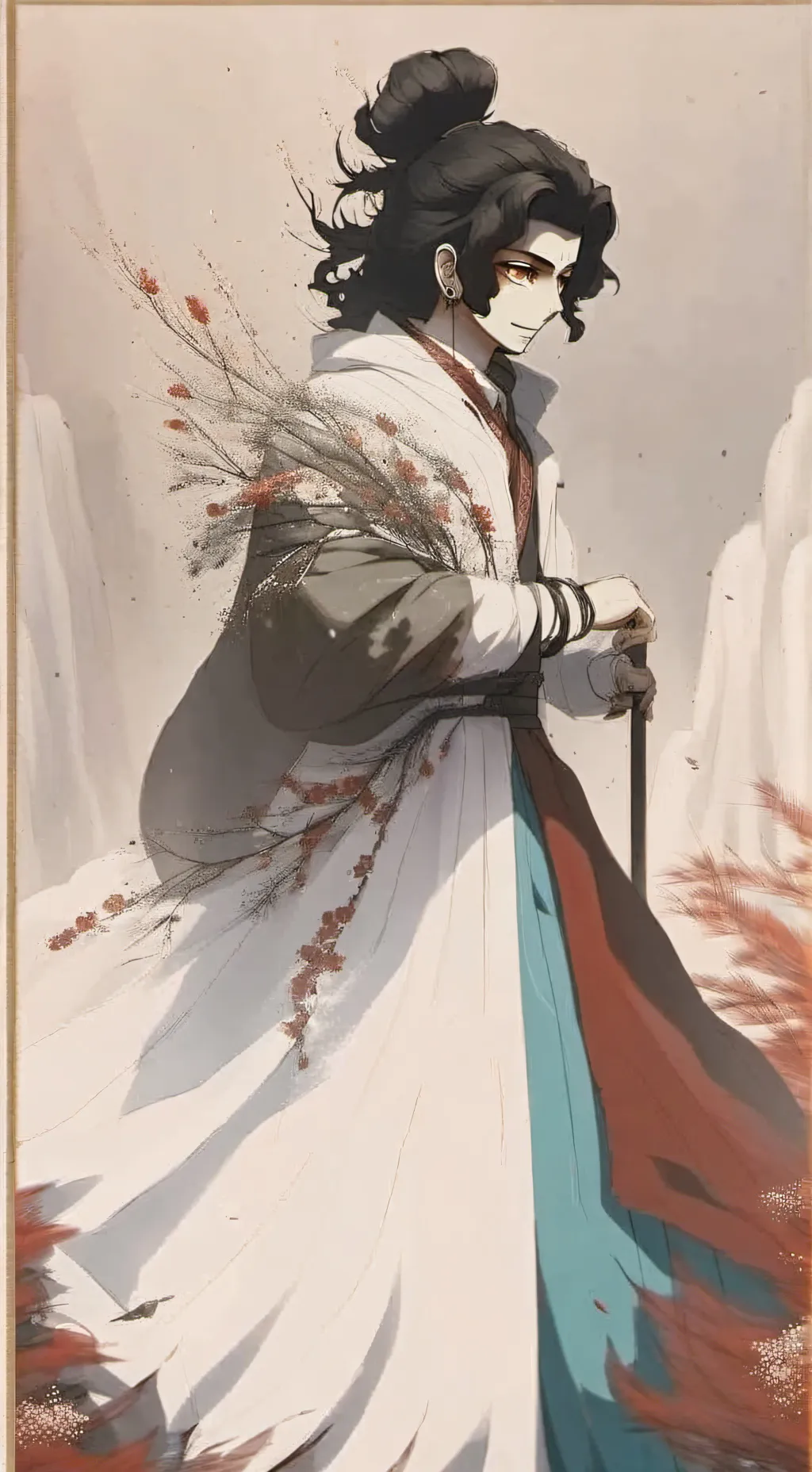 ai character: Muzan is gay background