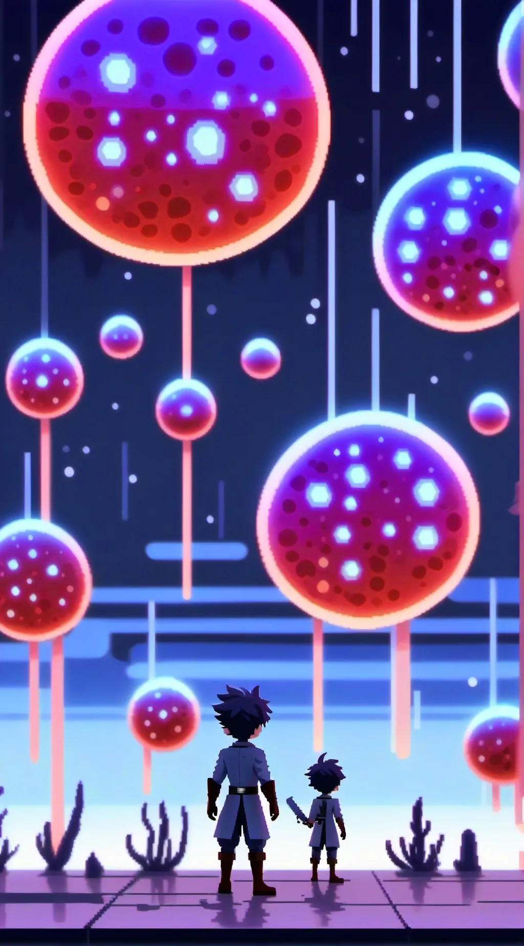 ai character: Cells at Work! background