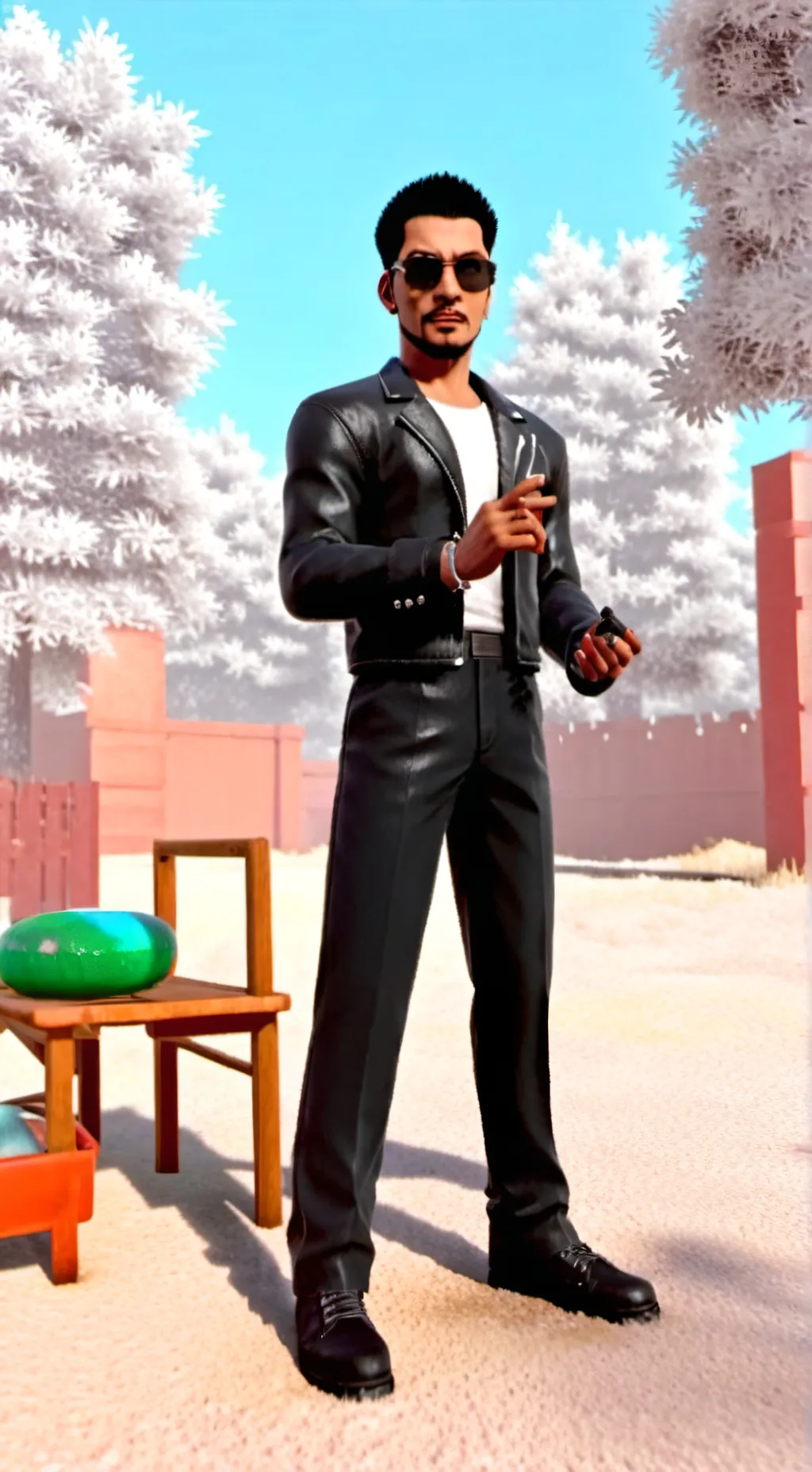 ai character: Max background