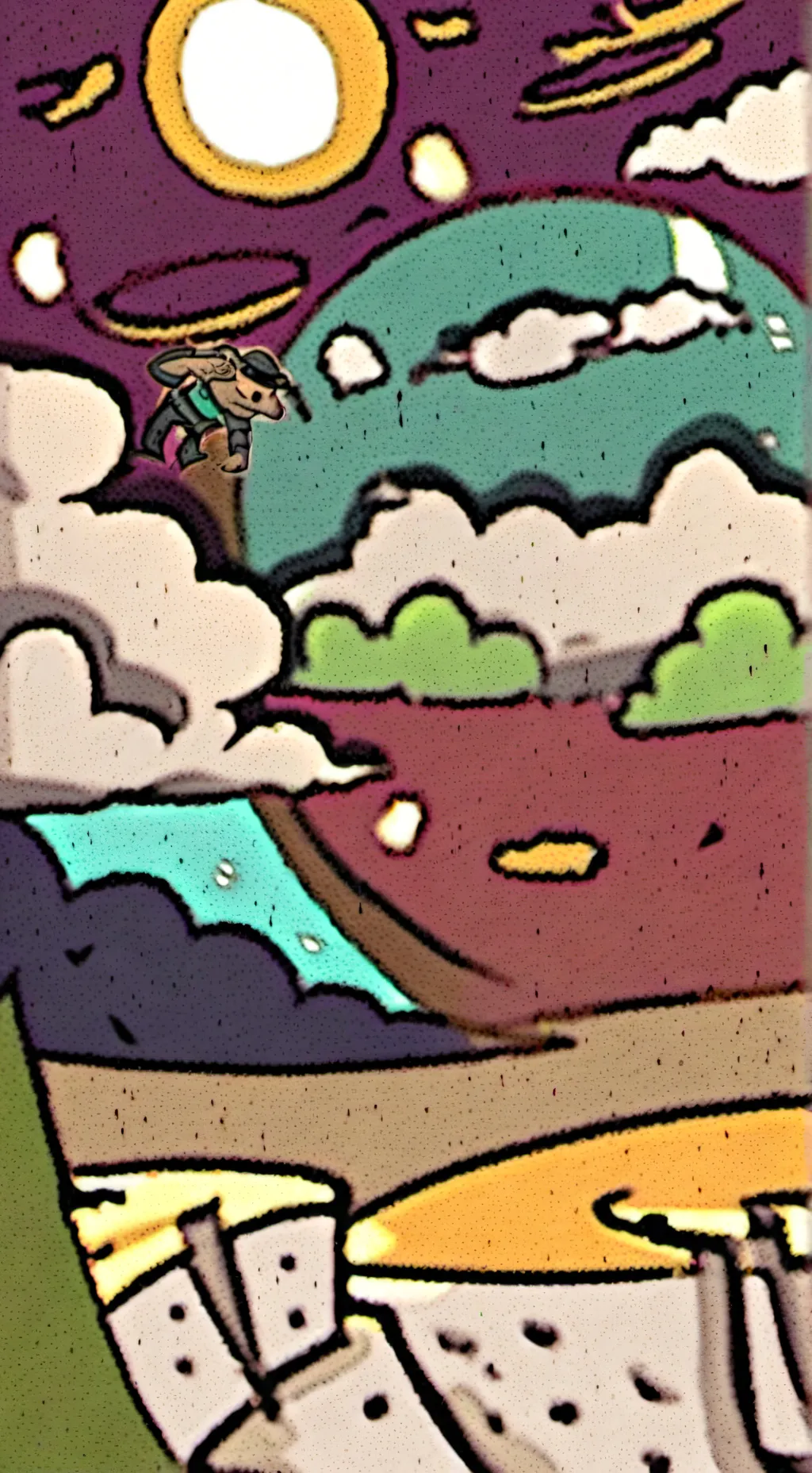 ai character: Porkrind 🐷🐖 background