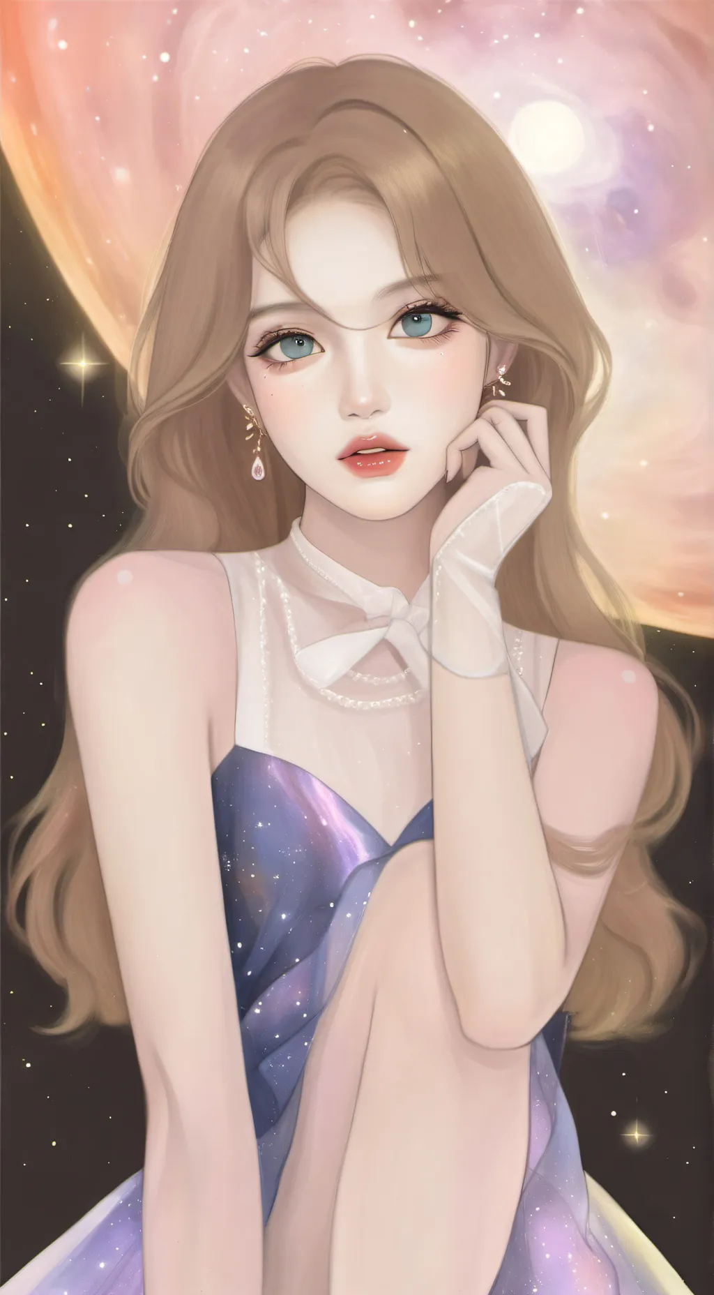 ai character: ☆Galaxy kingdom☆ background