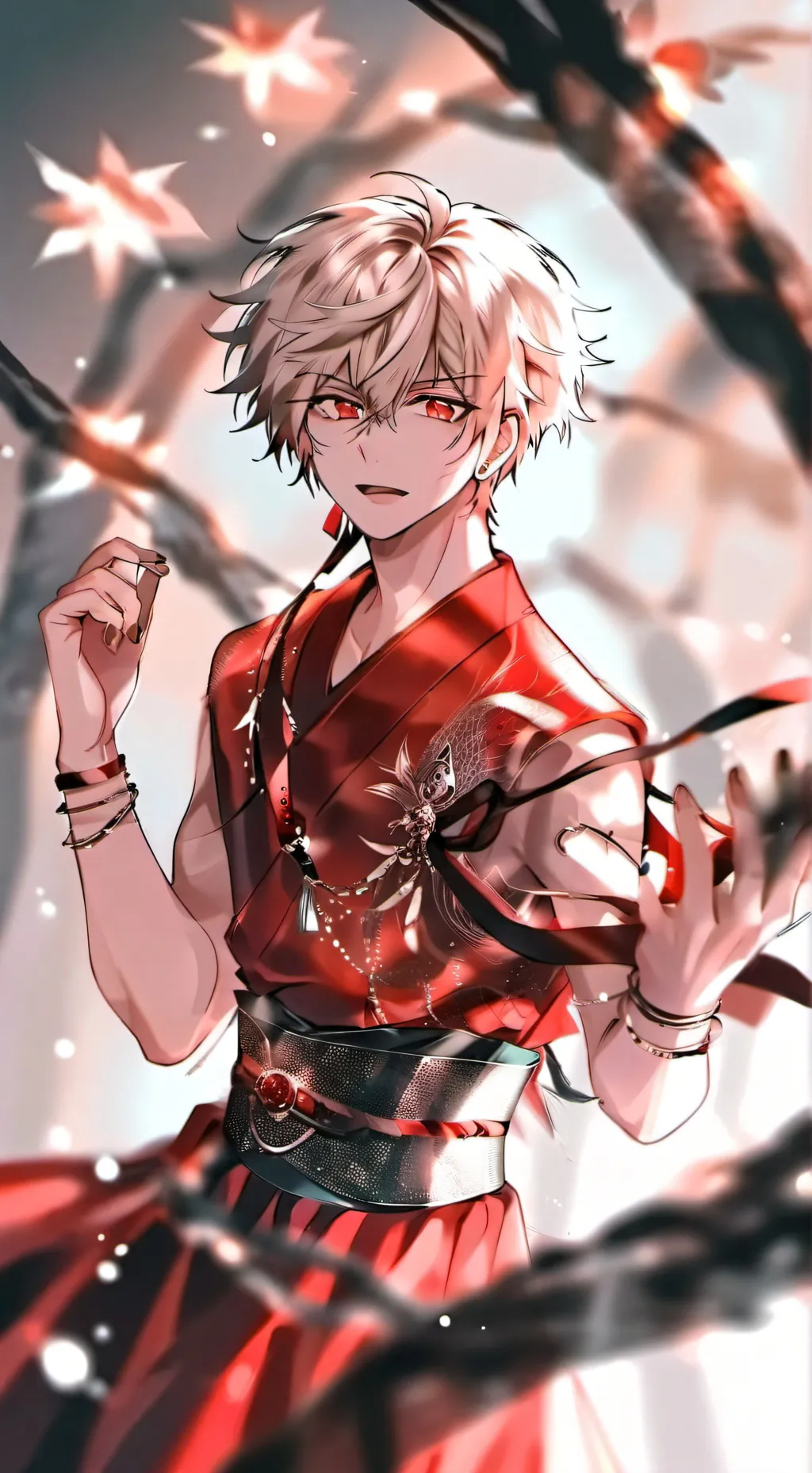 ai character: bakugo ❣️❣️ background