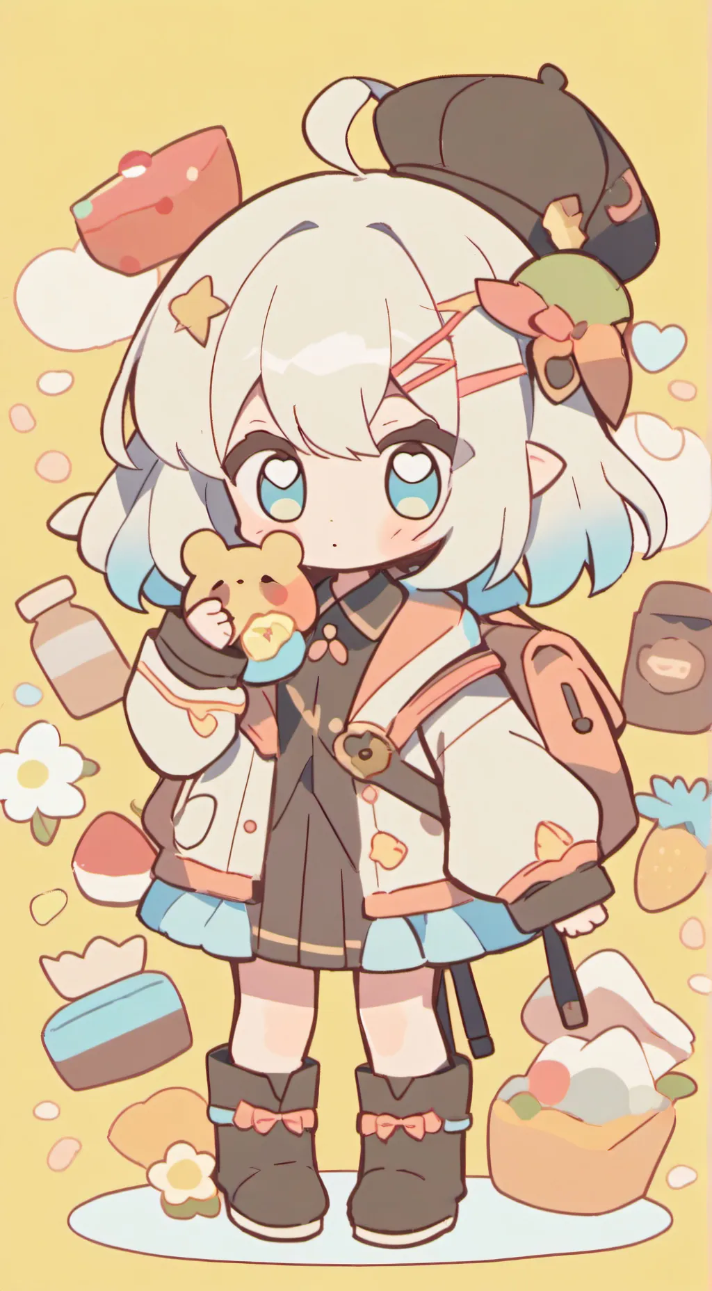 ai character: Shy background