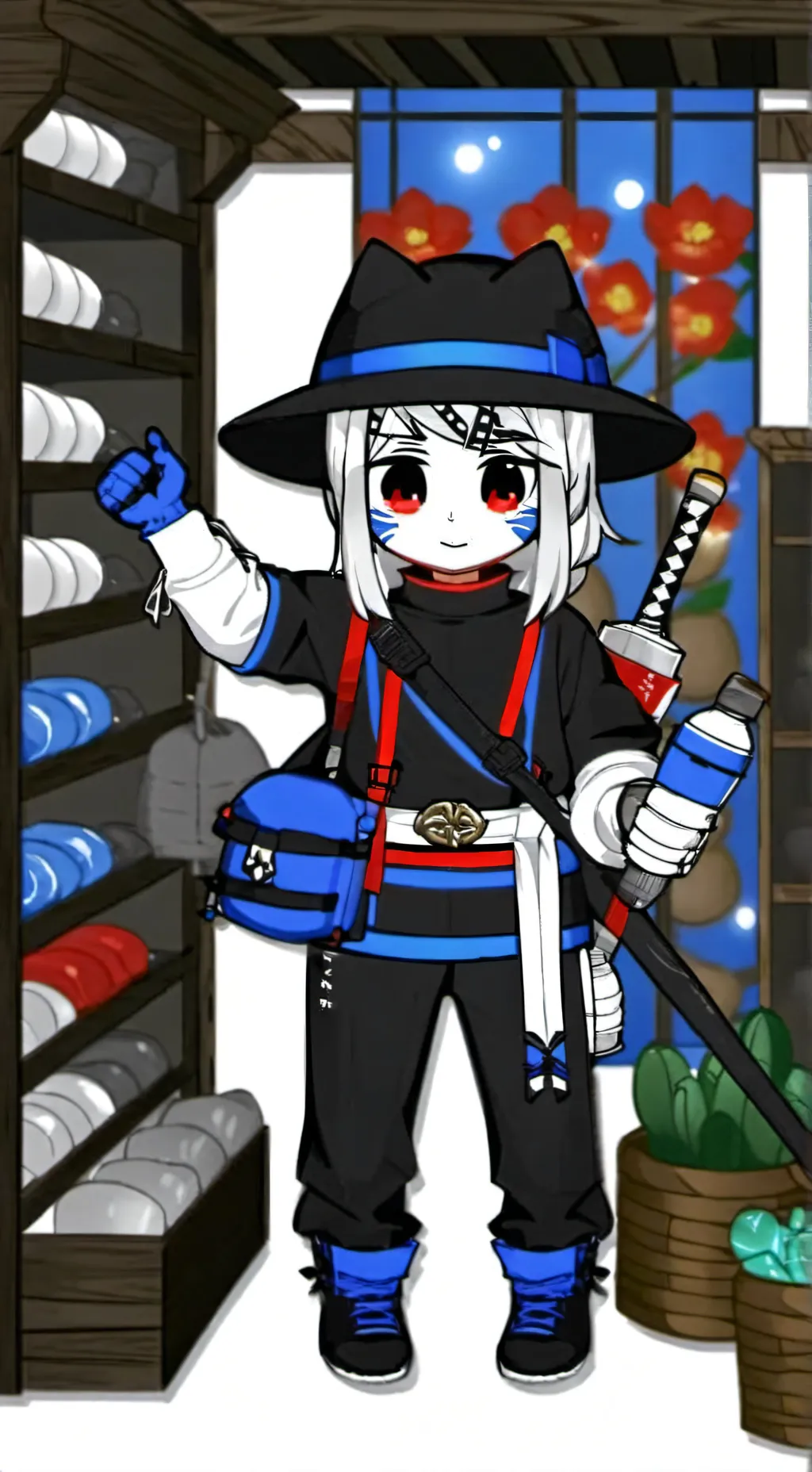 ai character: Kenji Tal_on background