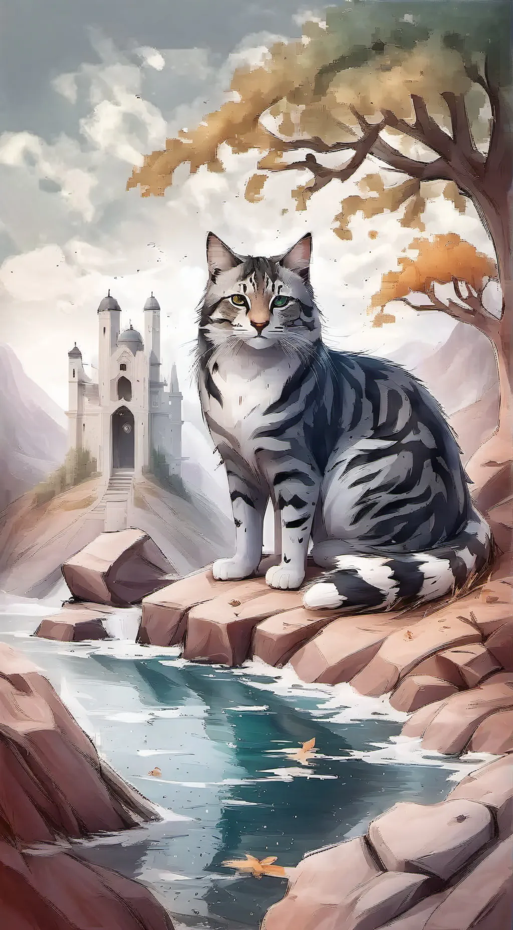 ai character: gata pendeja  background