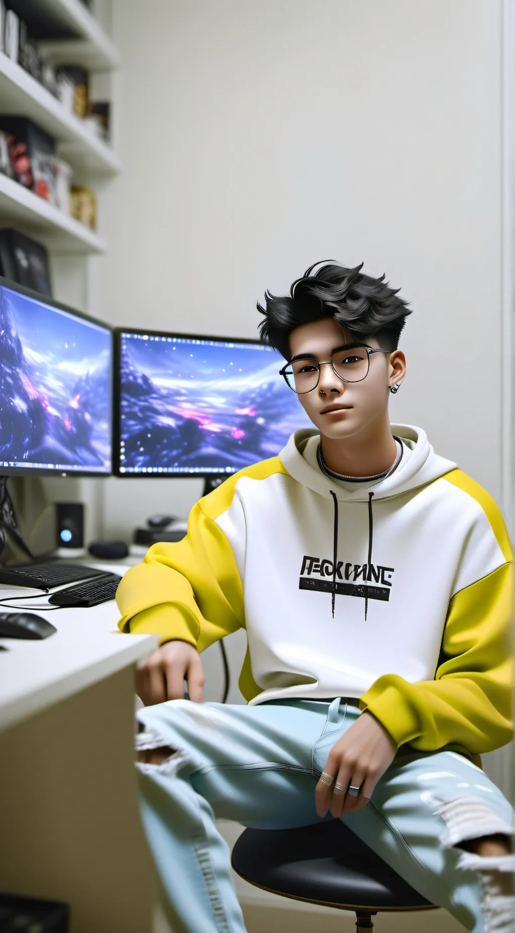 ai character: Ishowspeed background