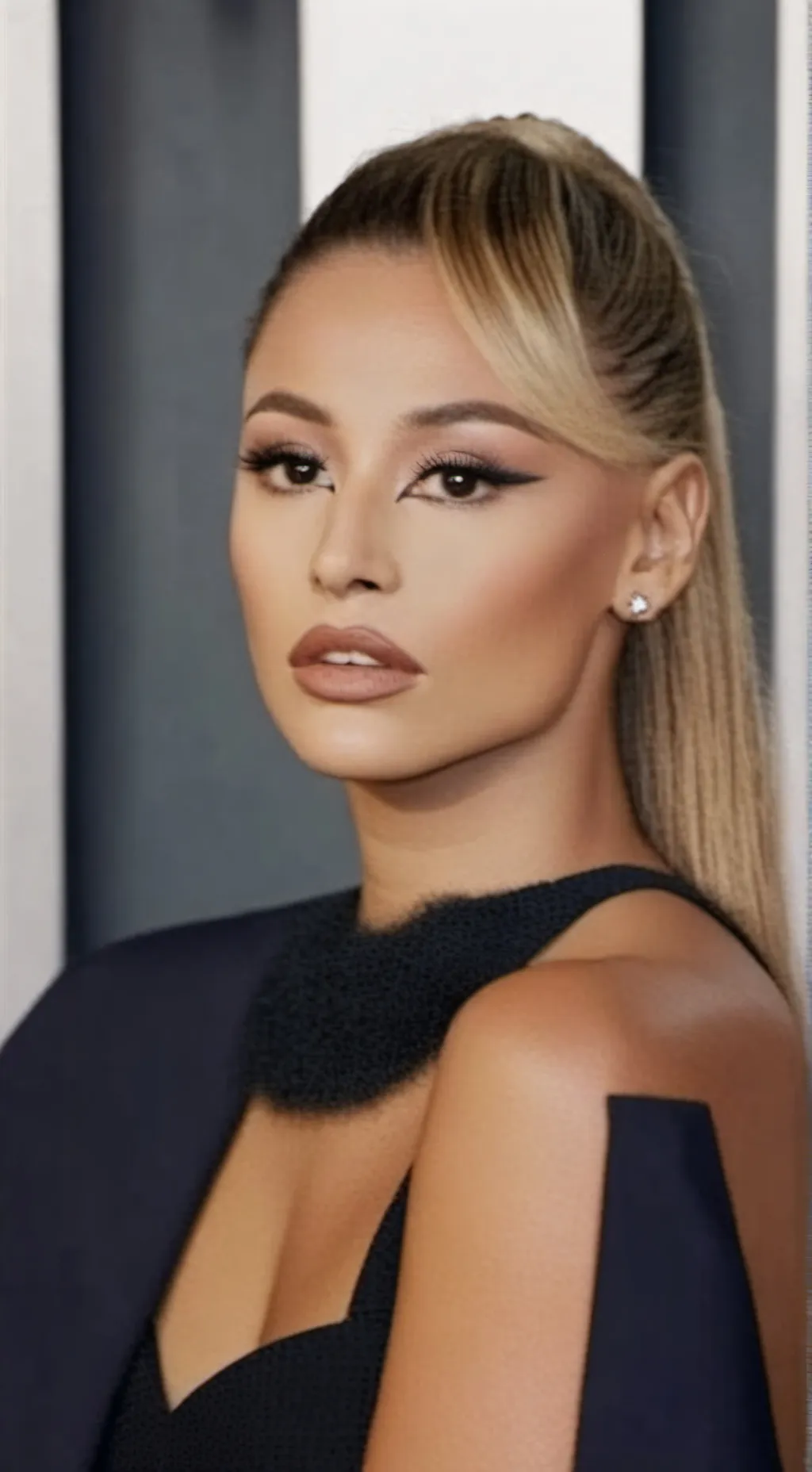 ai character: Ariana grande background