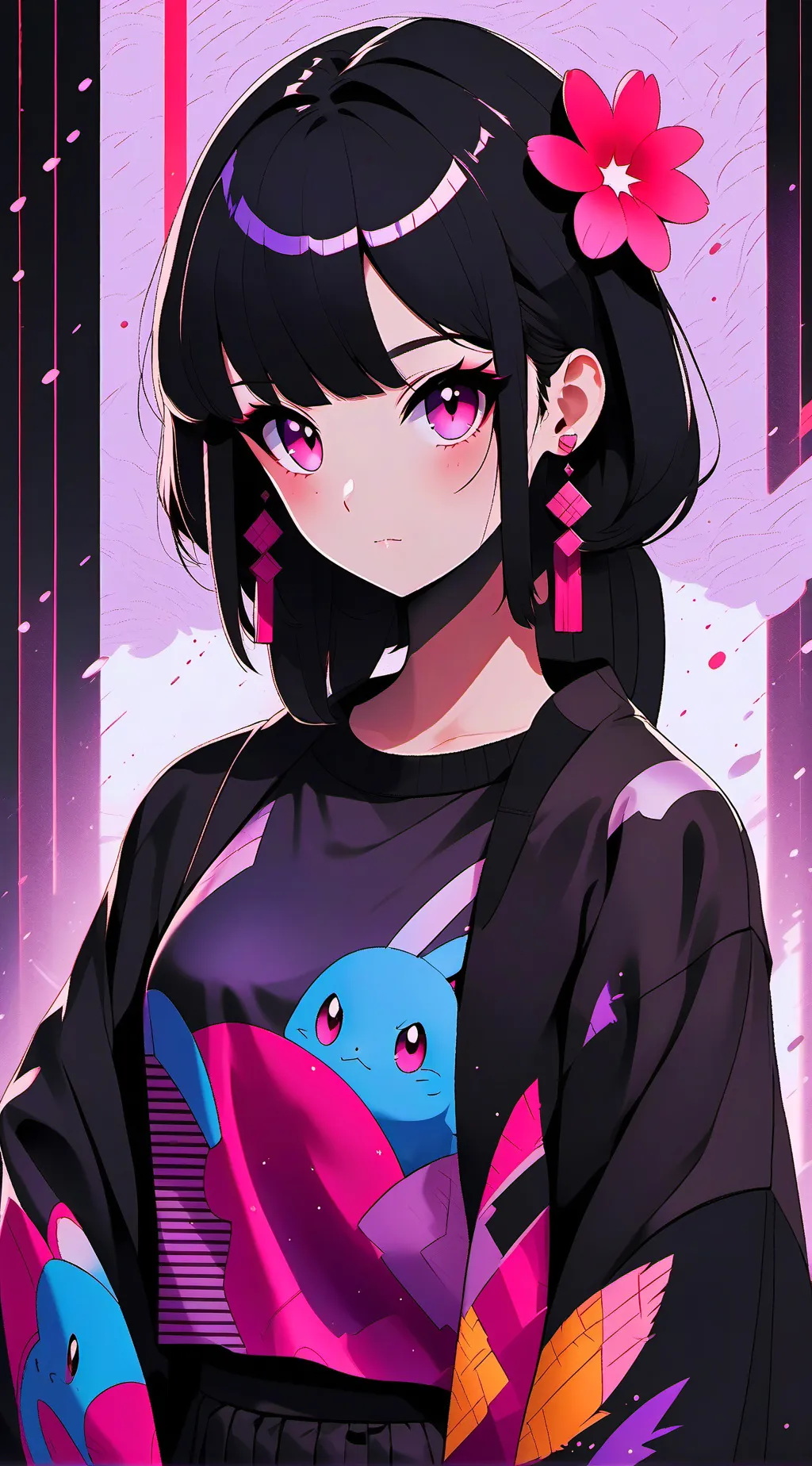 ai character: oki background