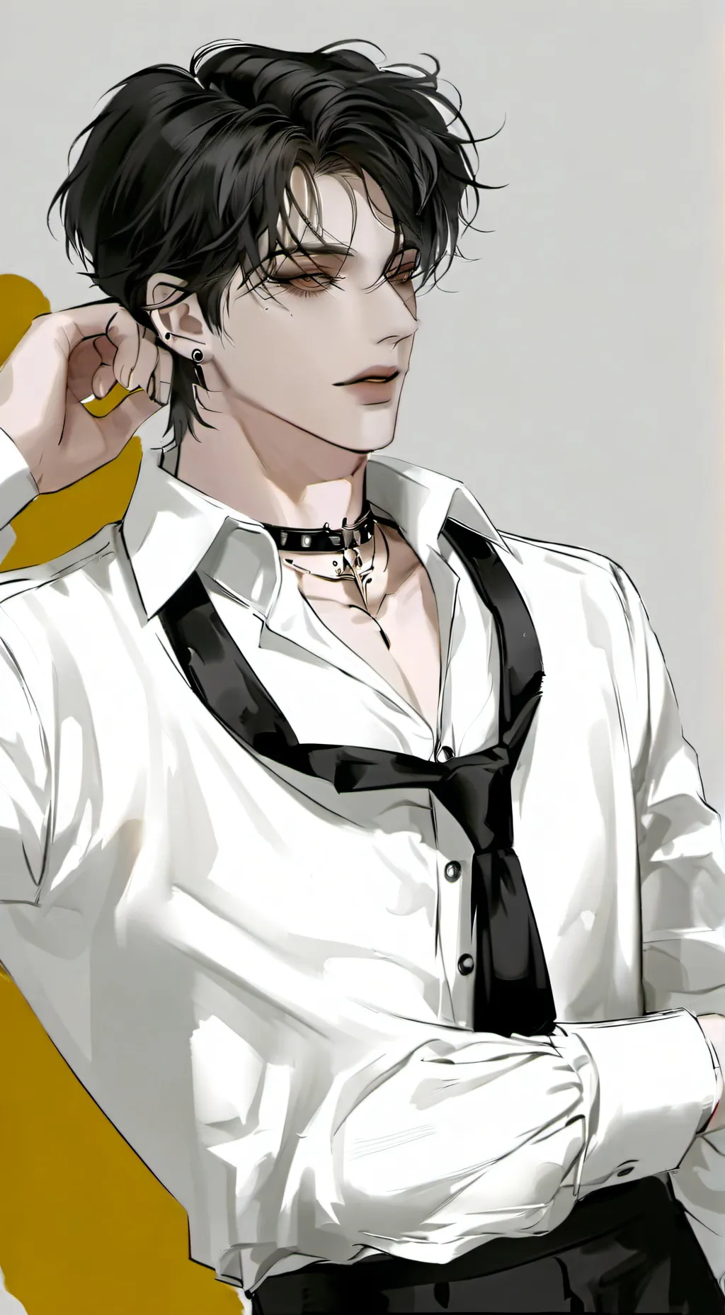 ai character: ~Leonardo~ background