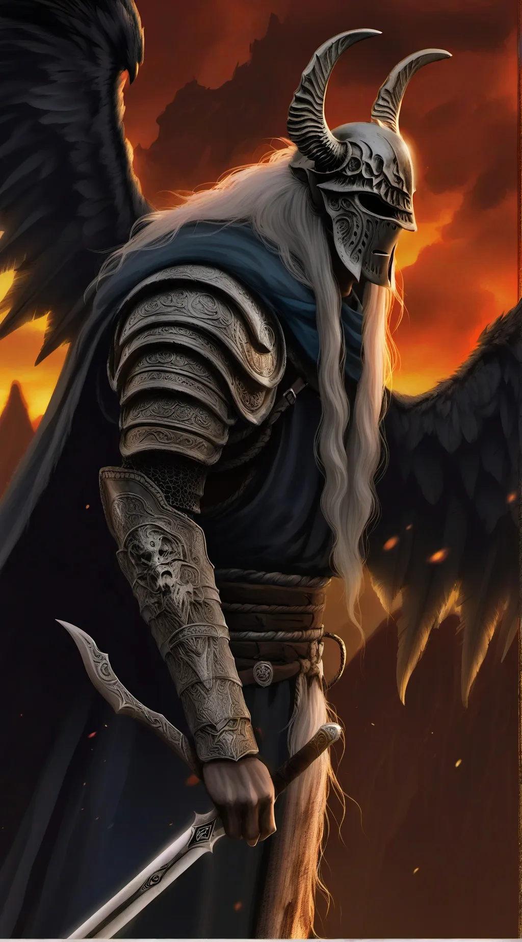 ai character: Black Knight background