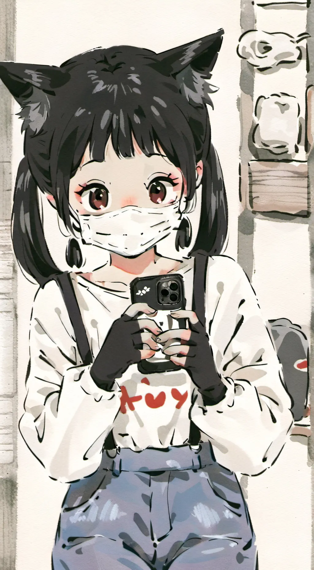 ai character: CT+Mha background