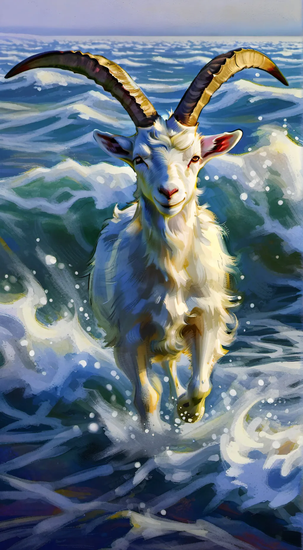 ai character: Felicia the goat background