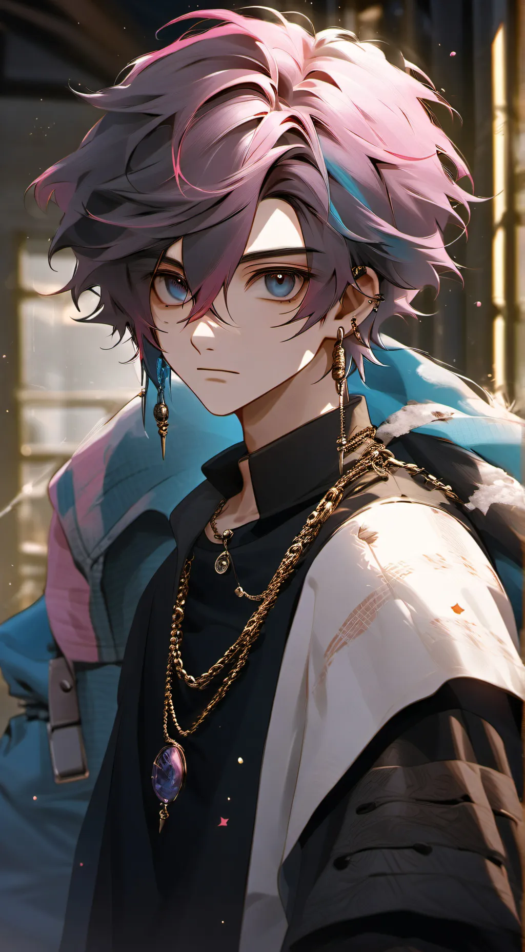 ai character: cat fantasy background