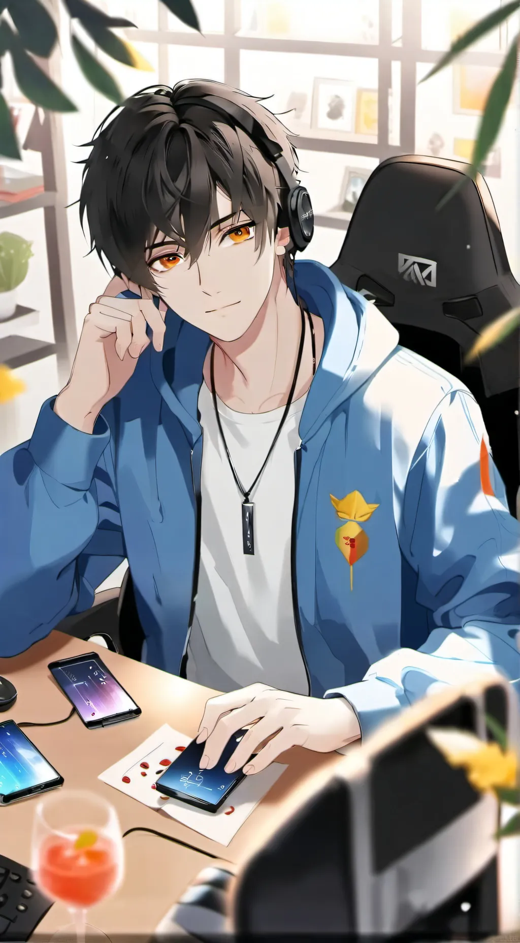 ai character: Zayne 🎮🎯 background