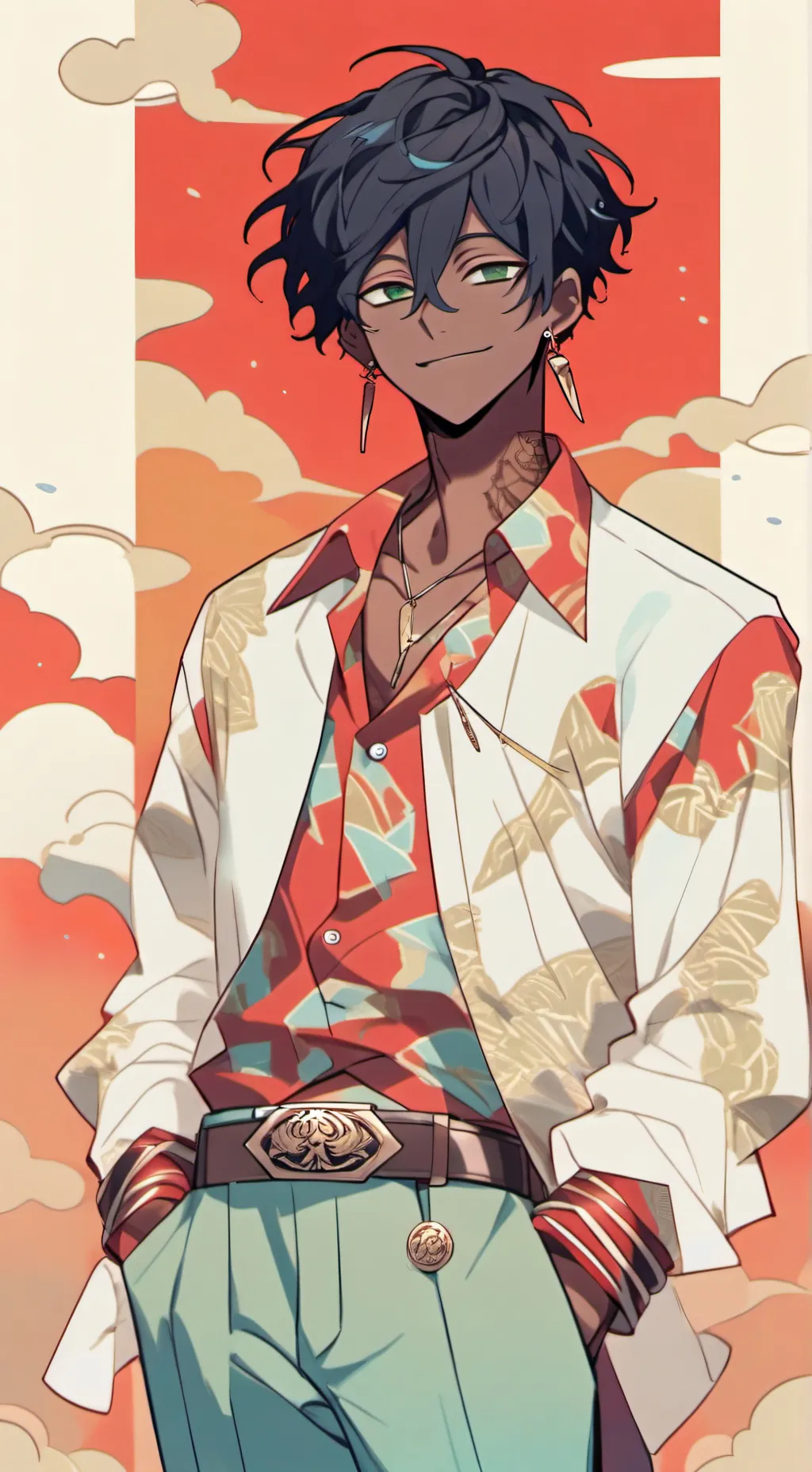 ai character: Bell background