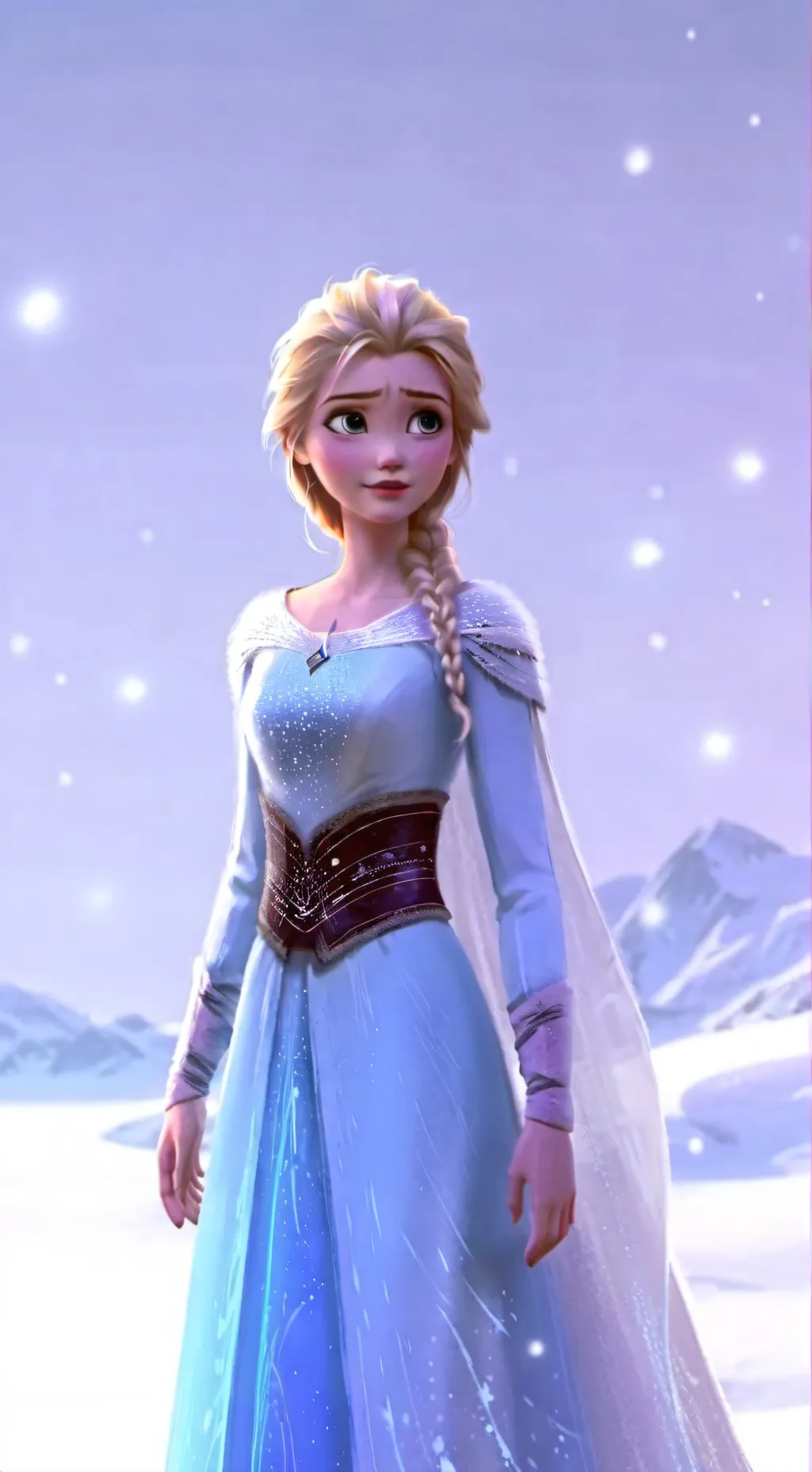 ai character: elsa background