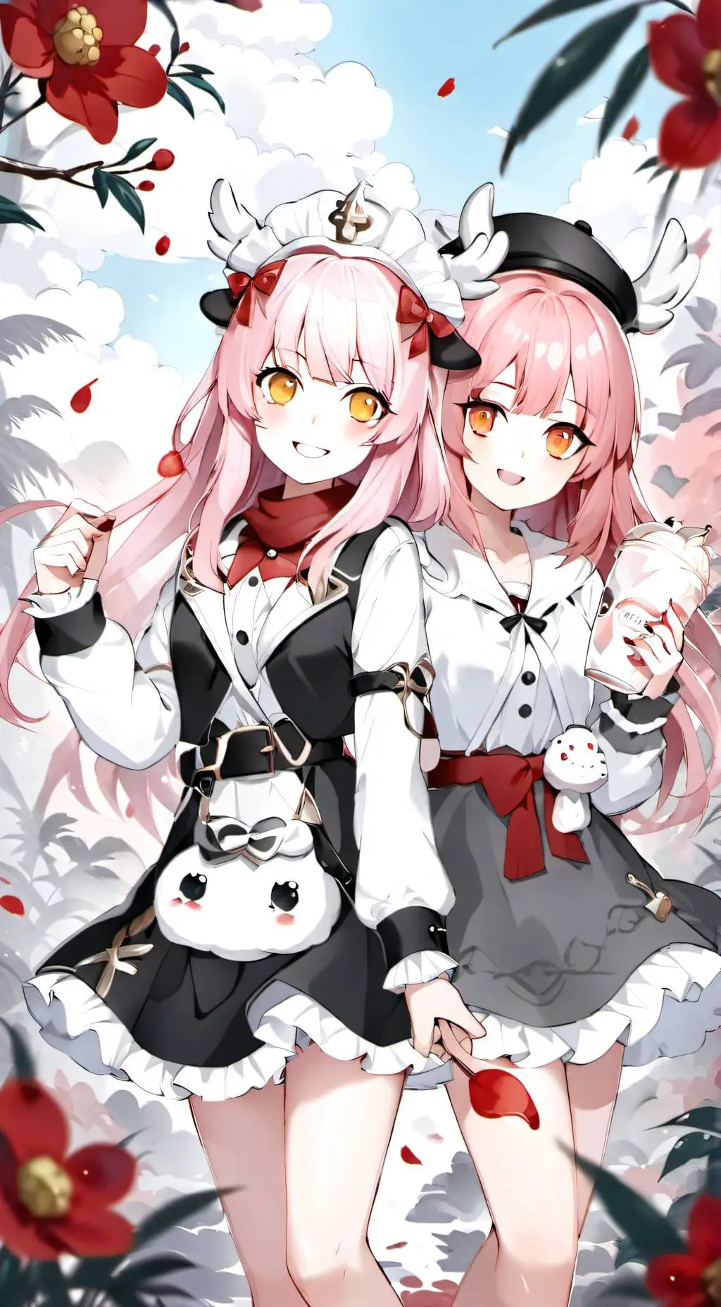 ai character: Carla & Joana background