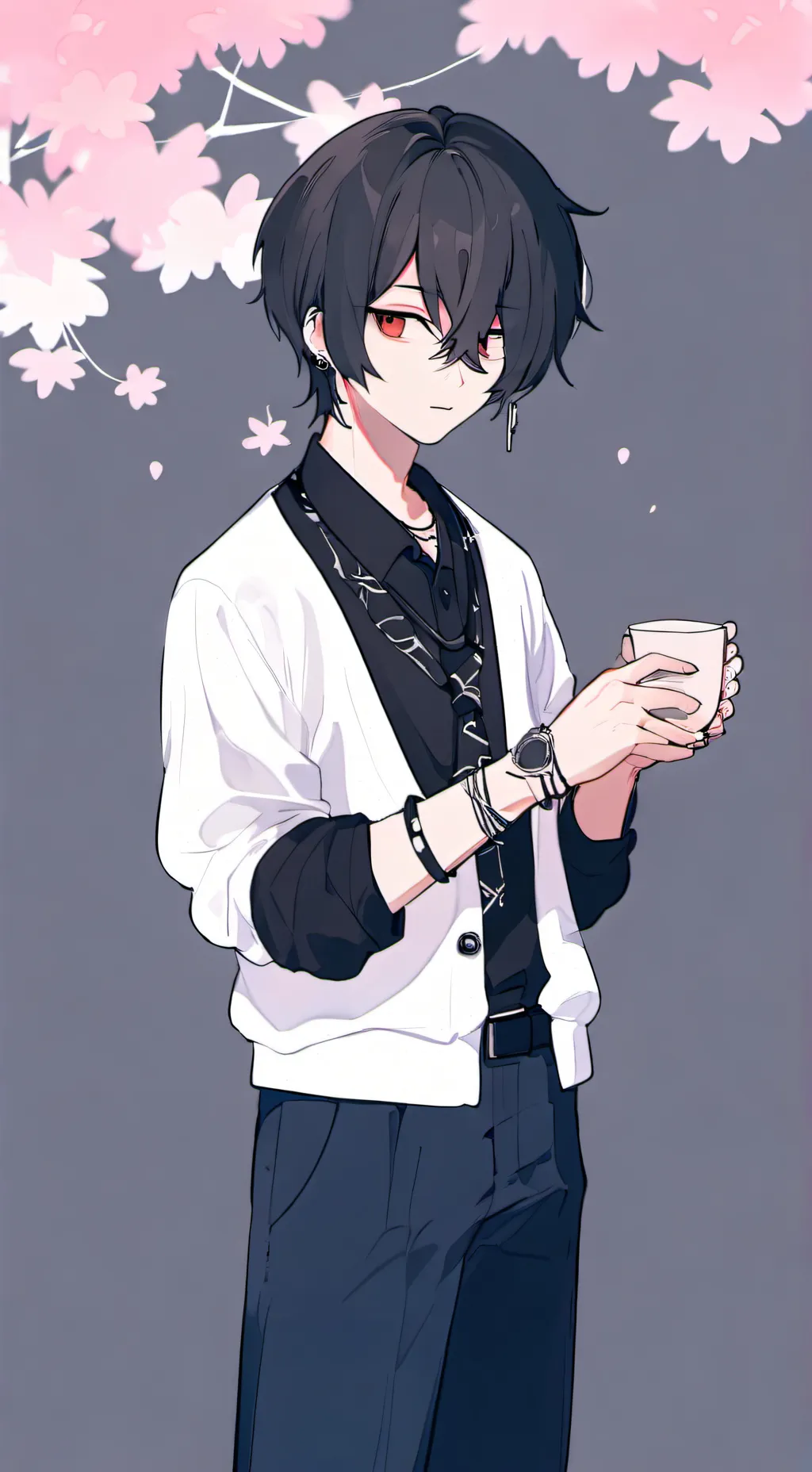 ai character: Tanjiro (police au background