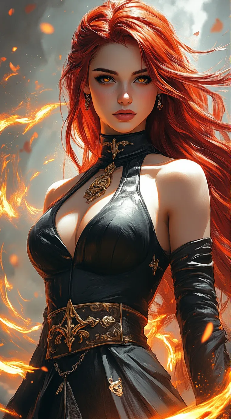 ai character: Summer  background