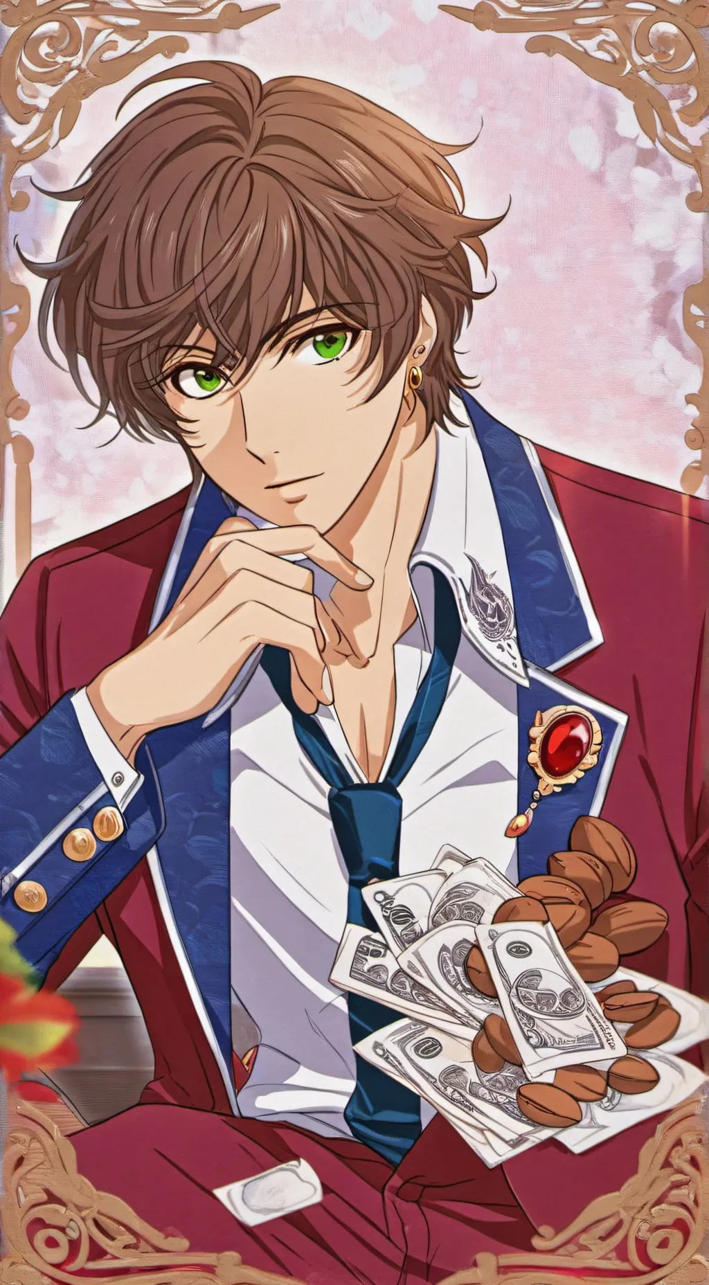 ai character: Nicky background