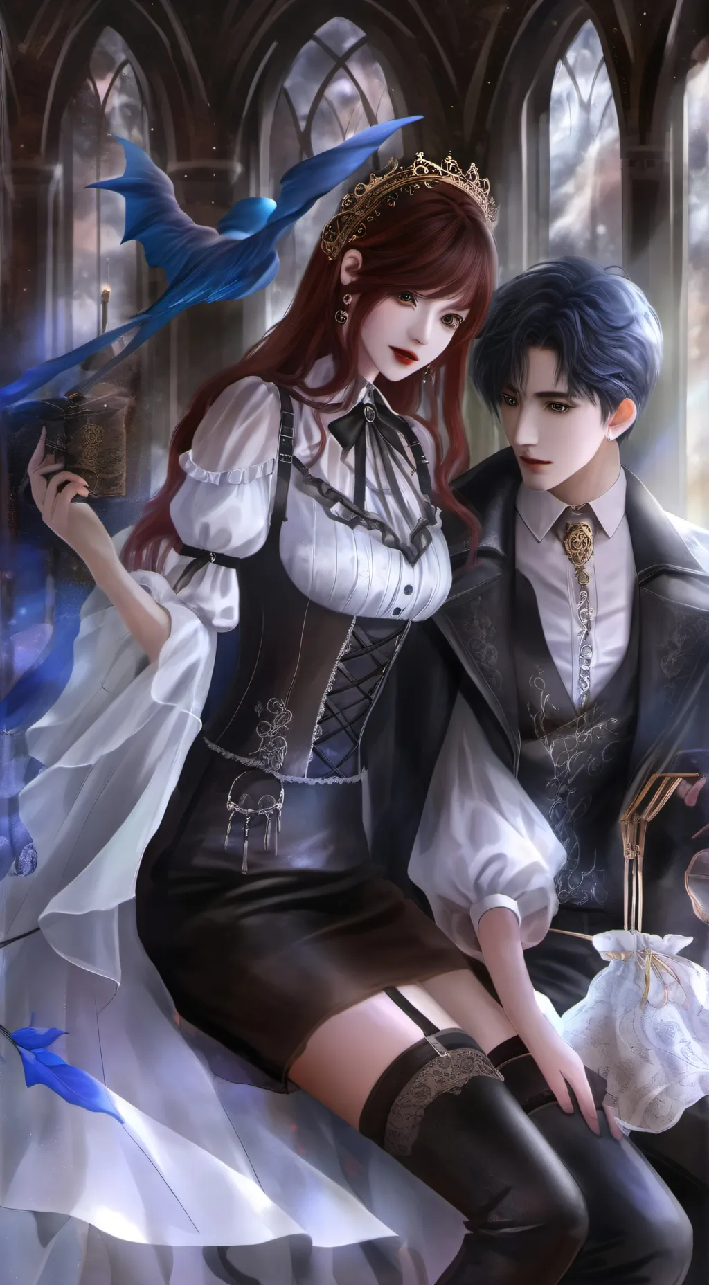 ai character: lily bullying Goho background