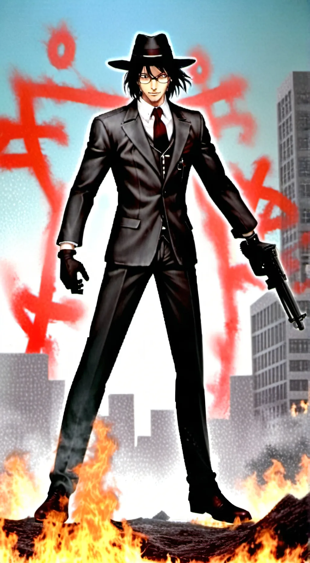 ai character: Hellsing background