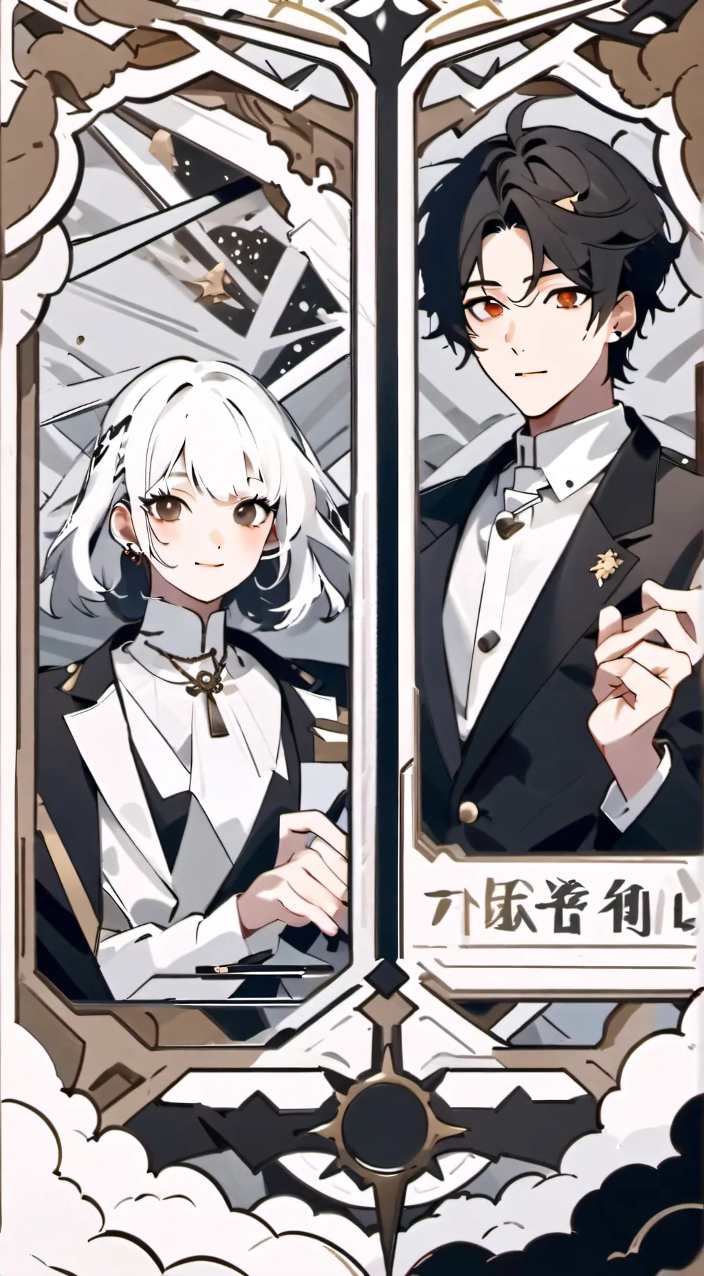 ai character: Emilia and Noah background