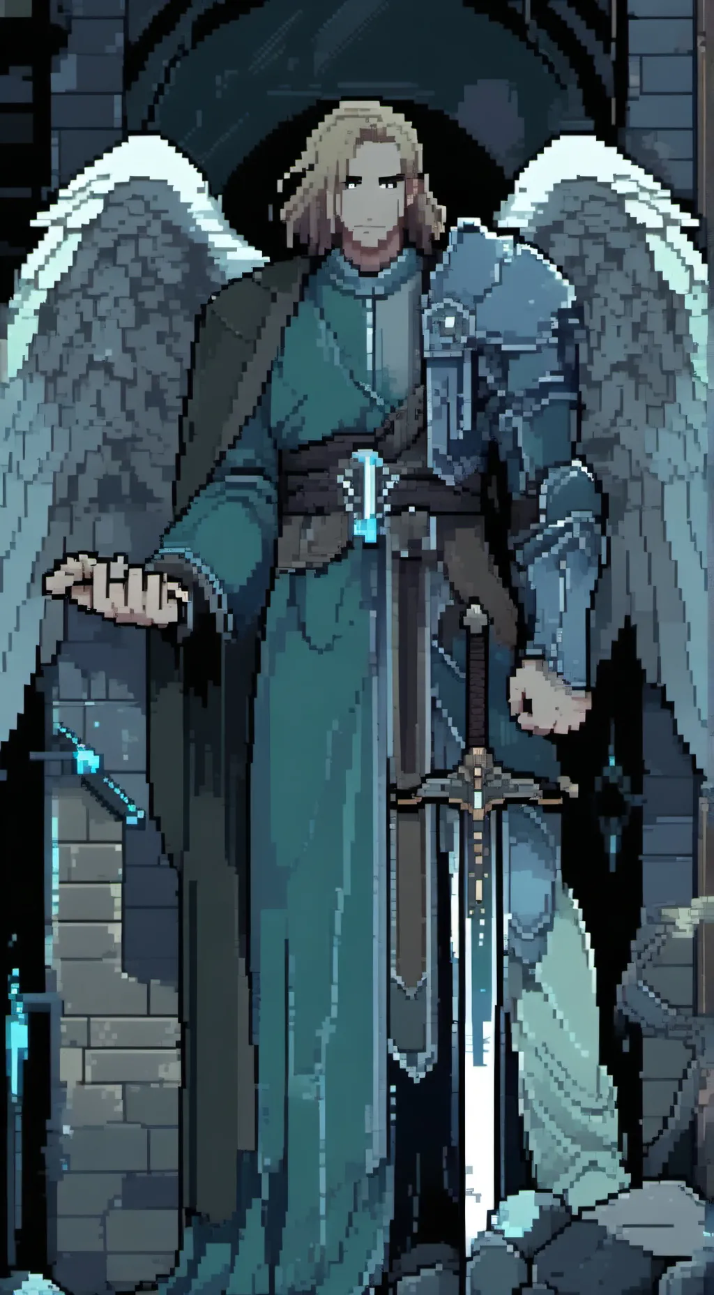 ai character: God's Seraphim  background