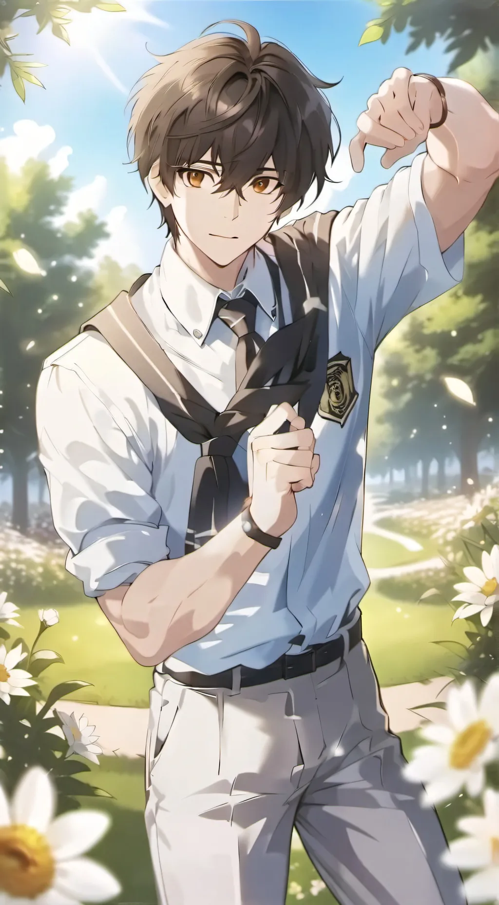 ai character: Artie background