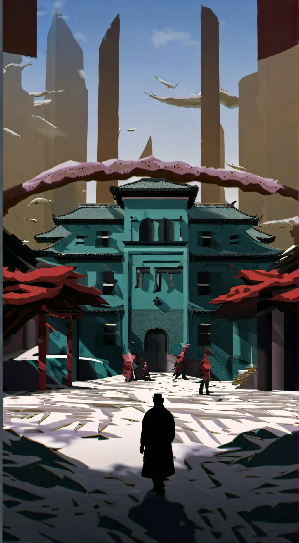 ai character: Shelly and vee background