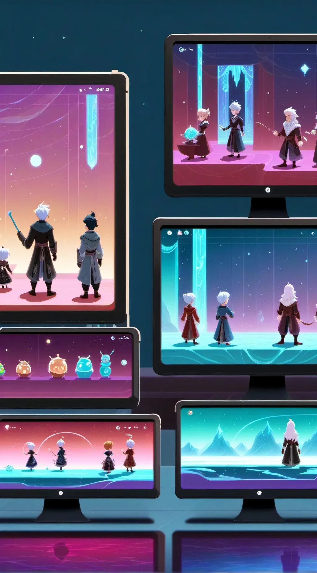 ai character: Mha background