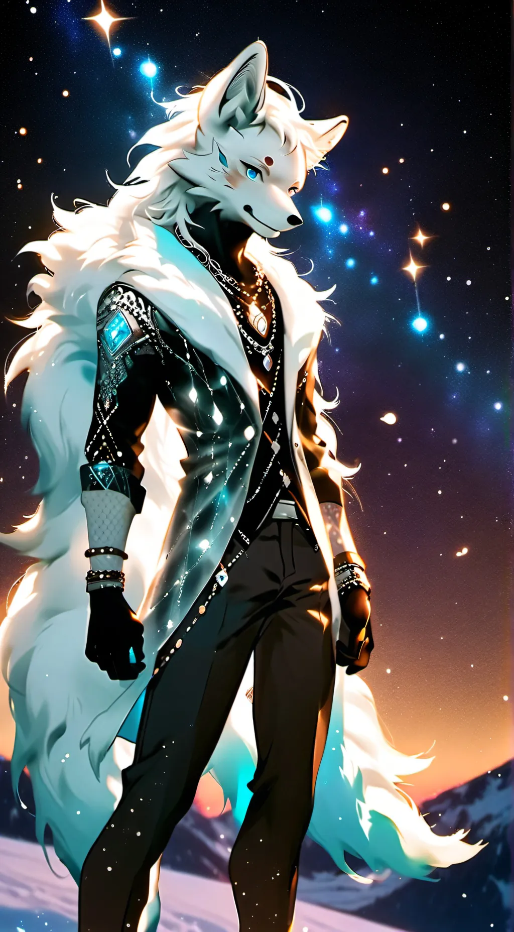 ai character: Arctic Guardian background