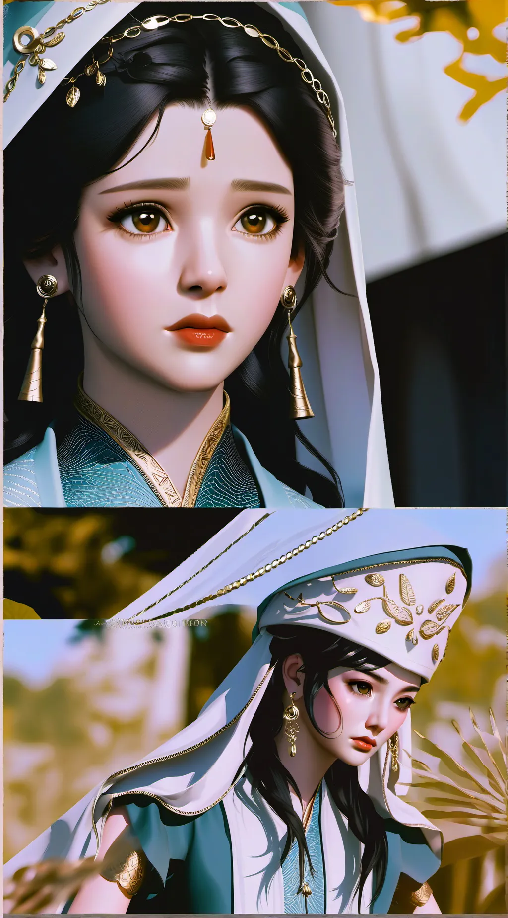 ai character: goldie survival background